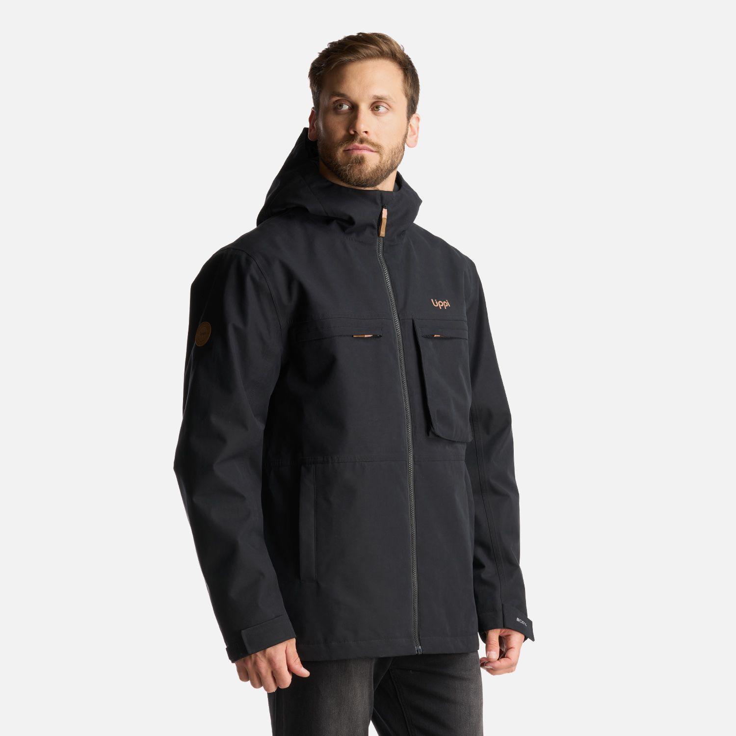 Chaqueta Hombre Citizen Warm B-Dry Hoody Jacket Negro Lippi I24-2