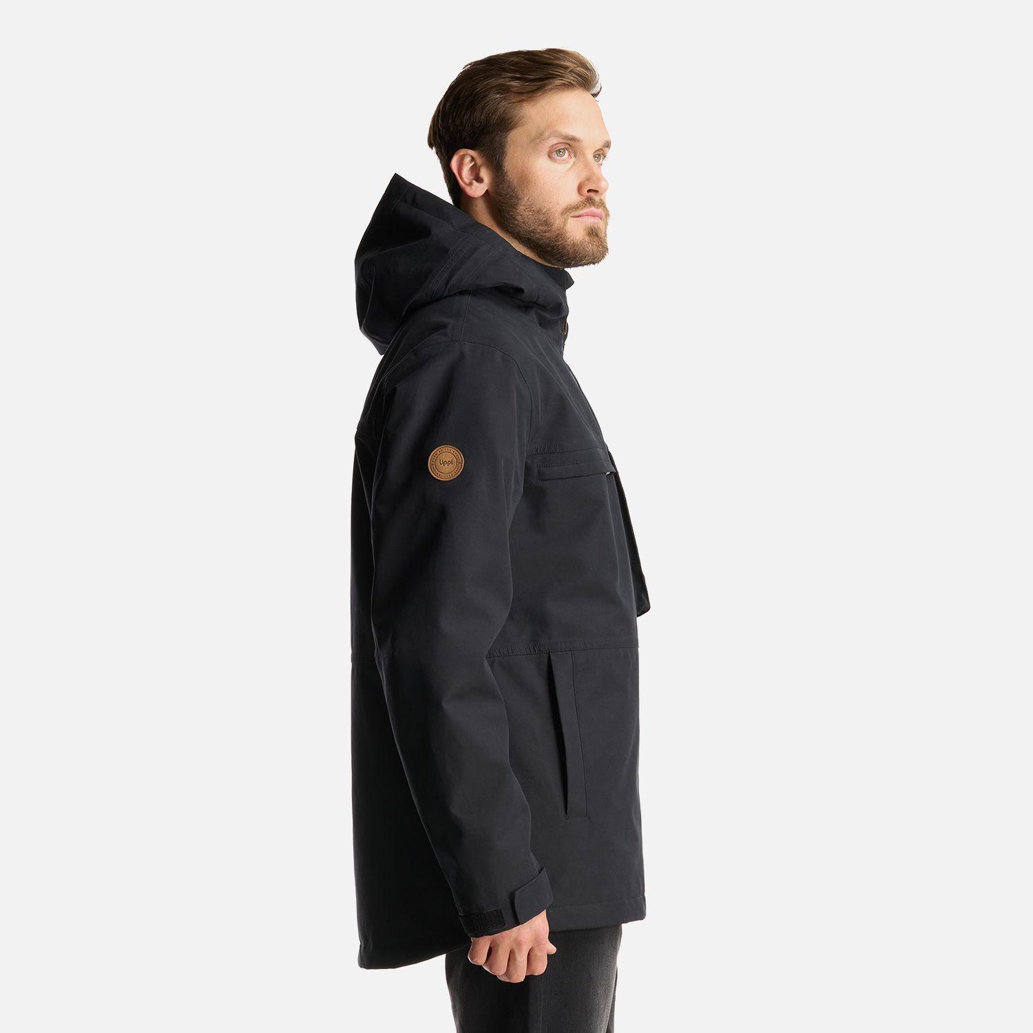 Chaqueta Hombre Citizen Warm B-Dry Hoody Jacket Negro Lippi I24-3
