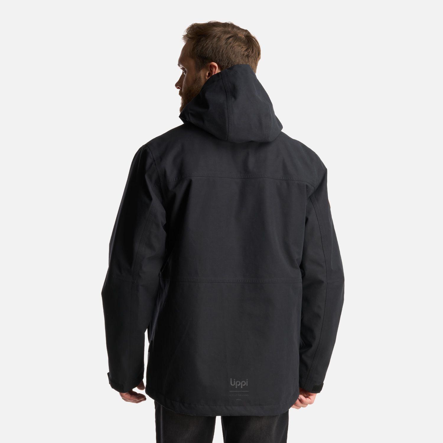 Chaqueta Hombre Citizen Warm B-Dry Hoody Jacket Negro Lippi I24-4