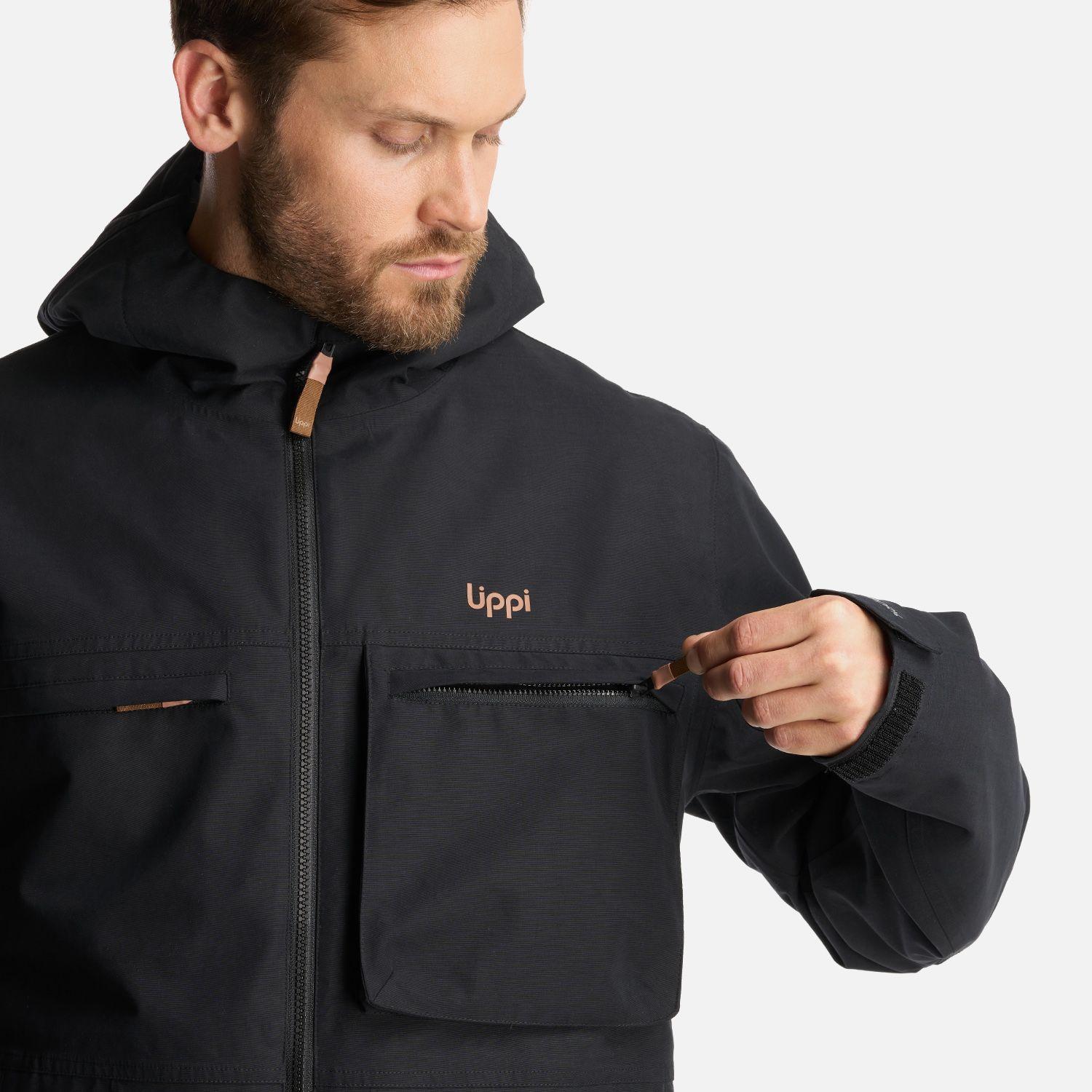 Chaqueta Hombre Citizen Warm B-Dry Hoody Jacket Negro Lippi I24-6