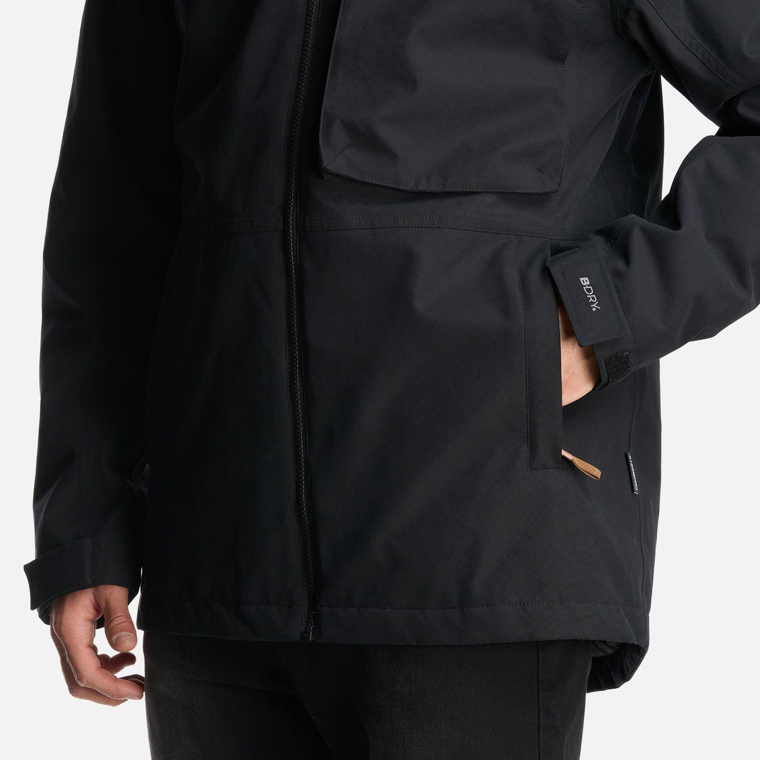 Chaqueta Hombre Citizen Warm B-Dry Hoody Jacket Negro Lippi I24-7