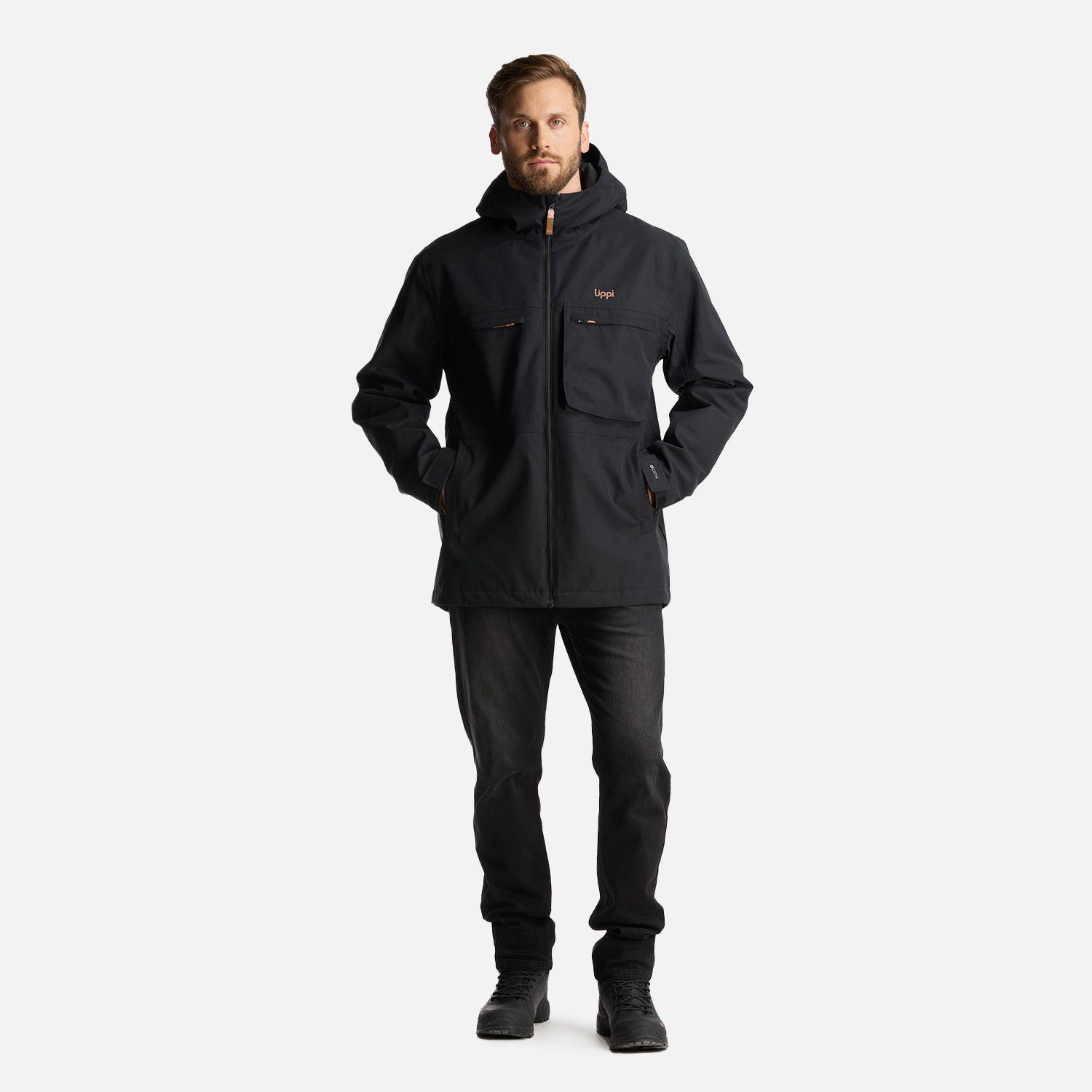 Chaqueta Hombre Citizen Warm B-Dry Hoody Jacket Negro Lippi I24-8
