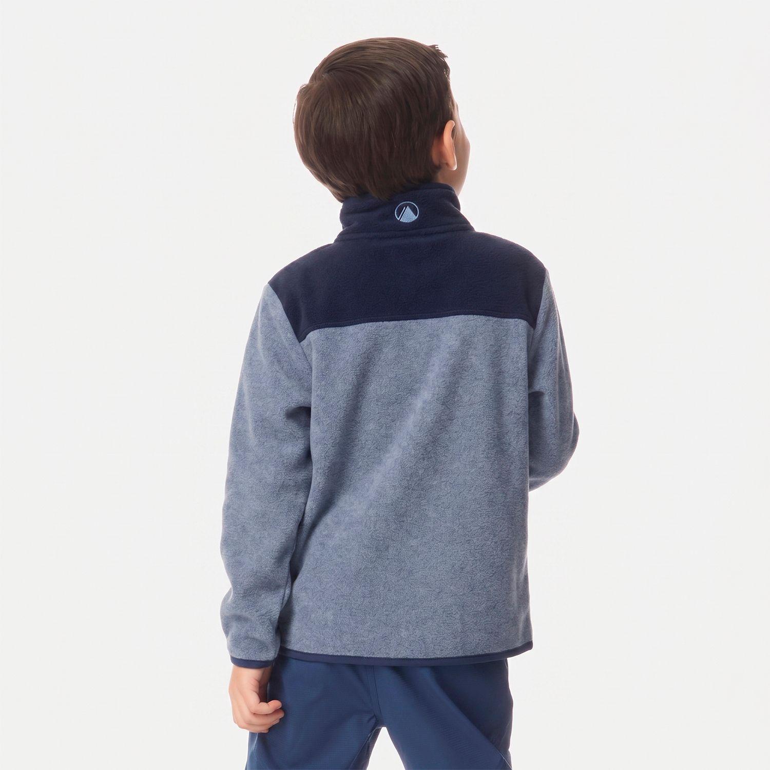 Polar Niño Forest 1/4 Zip Sweatshirt Azul Piedra Lippi I26-2