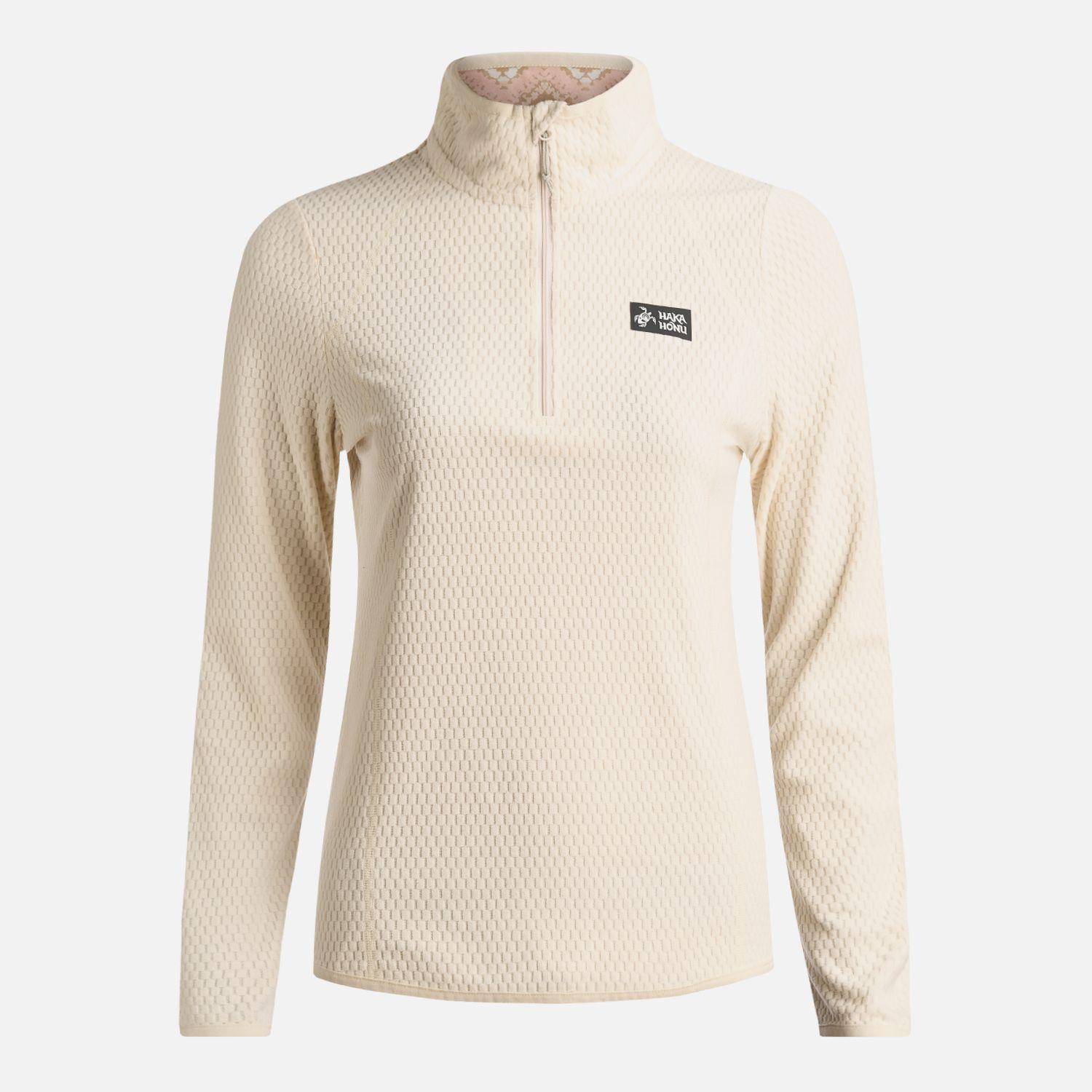 Poleron Mujer Taina Beige Haka Honu I24-5