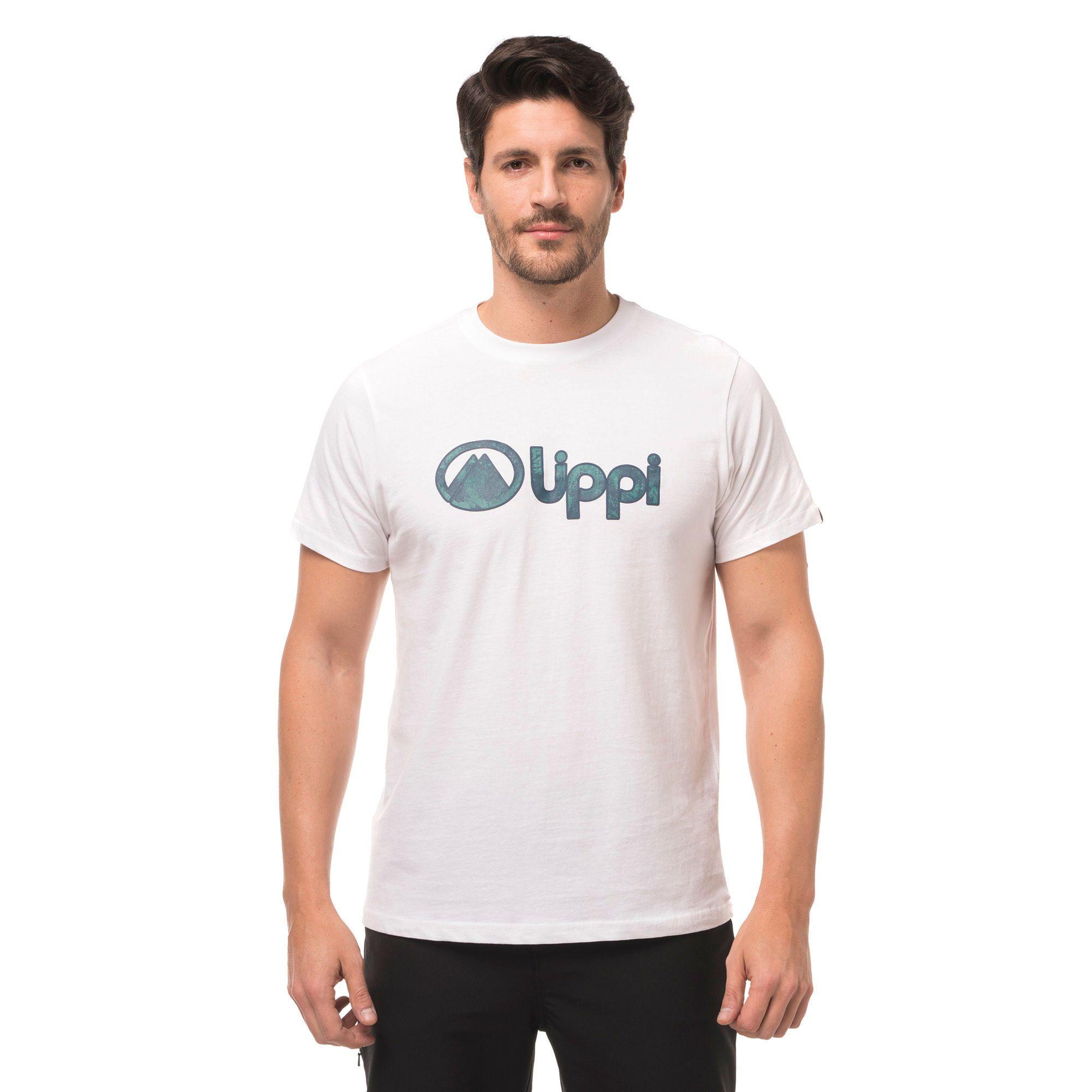 Polera Hombre Logo Lippi UV-Stop T-Shirt Blanco Lippi V20-1