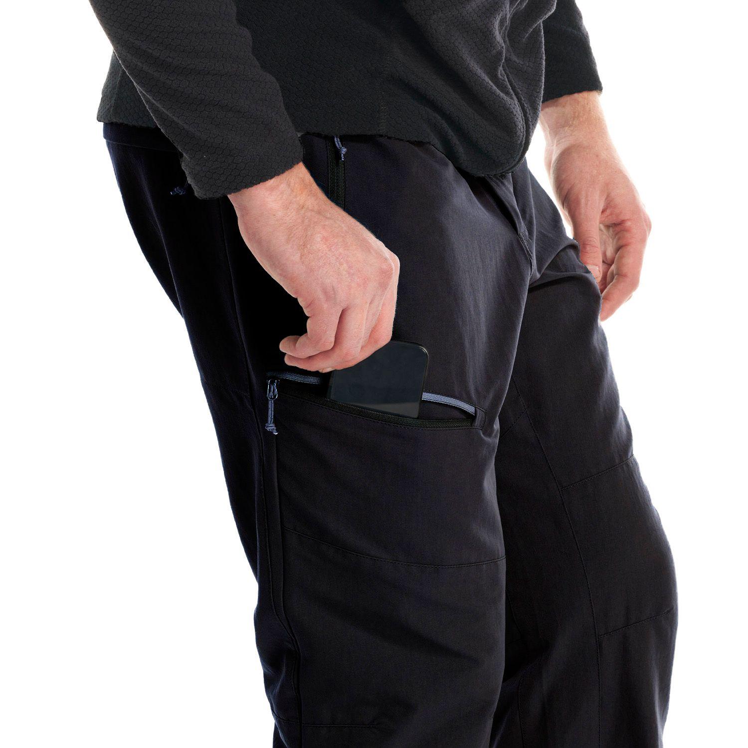 Pantalon Hombre Grey Q-Dry Pants Negro Lippi I22-7