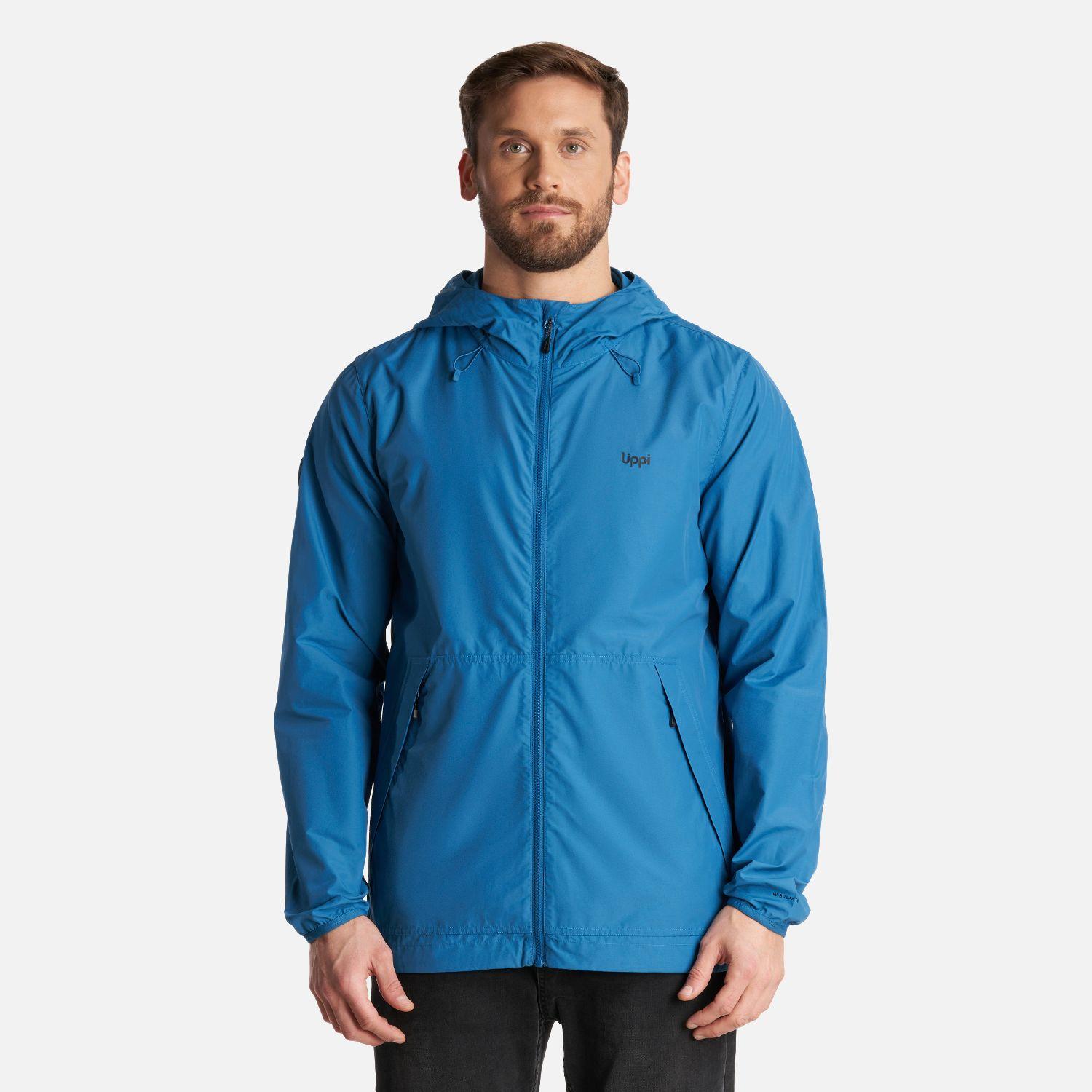 Chaqueta Hombre WindLand Windbraker Hoody Jacket Azul Lippi-1