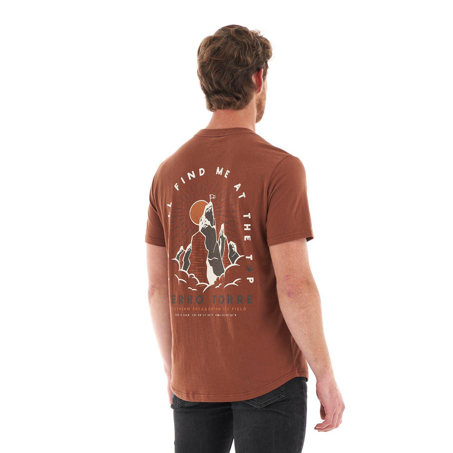Polera Hombre Terra UV-Stop T-Shirt Terracota Lippi-4