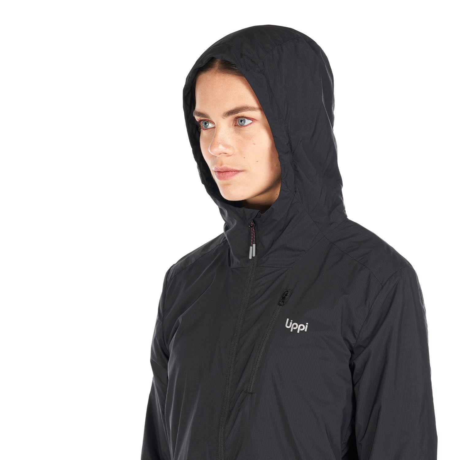 Chaqueta Mujer Spry Windbreaker Nano-F Hoody Jacket Negro Lippi-9
