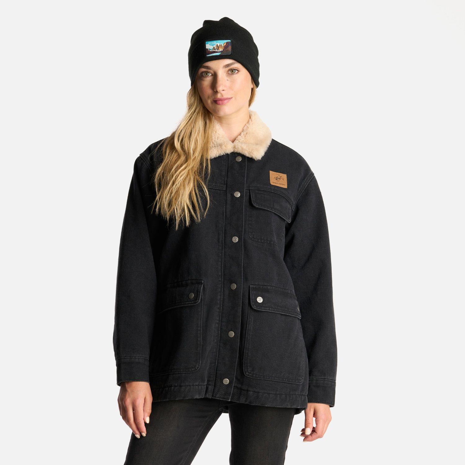 Chaqueta Mujer Joplin Negro Haka Honu I24-1