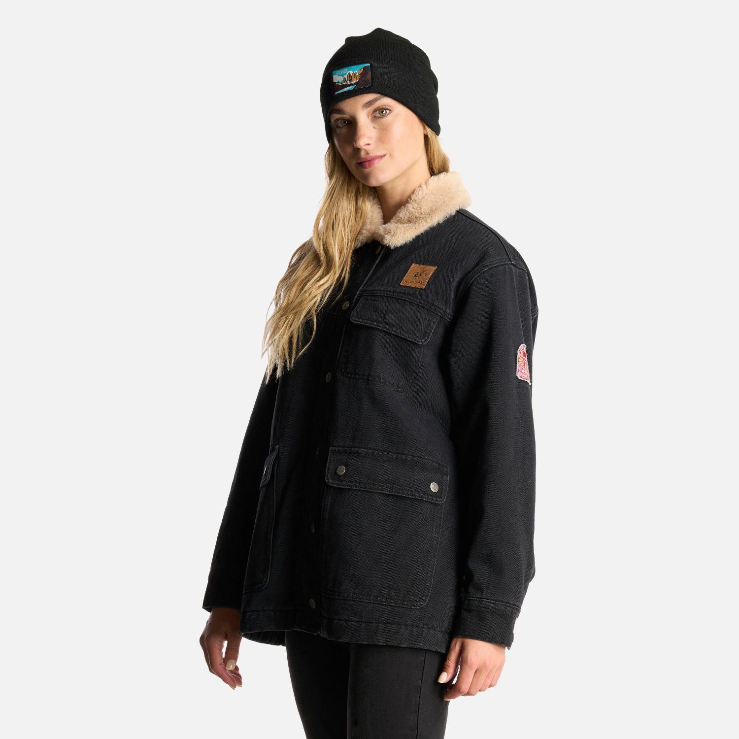Chaqueta Mujer Joplin Negro Haka Honu I24-2