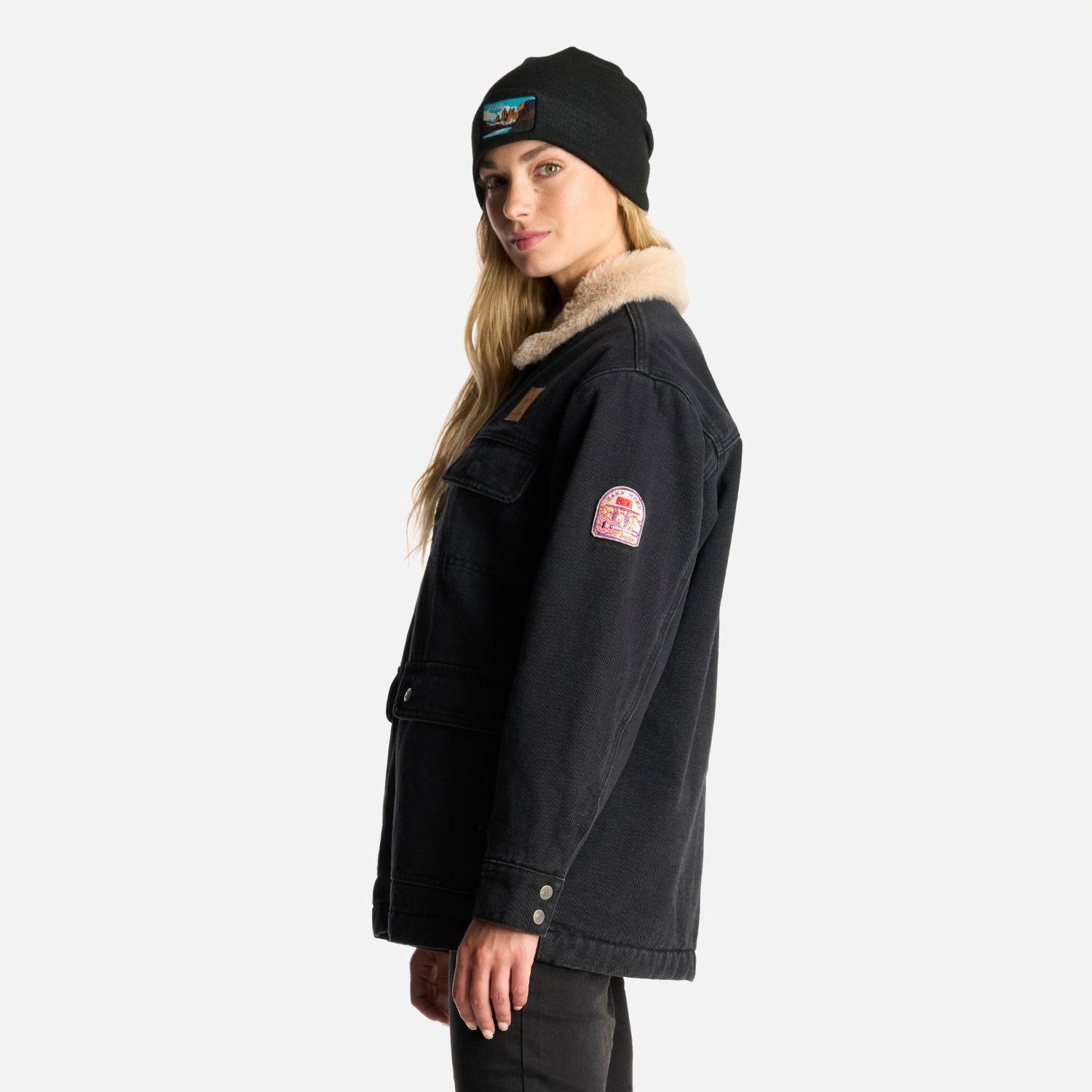 Chaqueta Mujer Joplin Negro Haka Honu I24-3