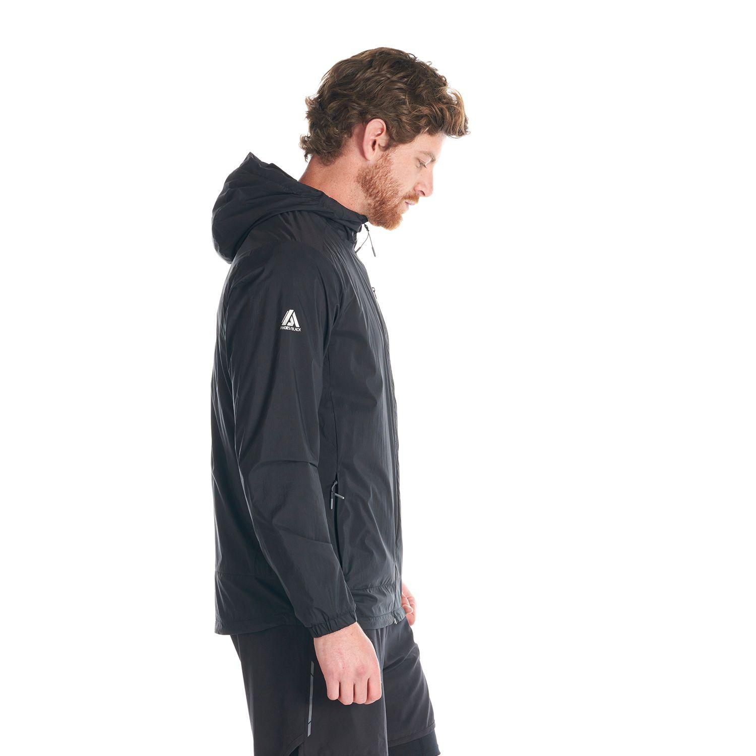 Chaqueta Hombre Spry Windbreaker Nano-F Hoody Jacket Negro Lippi-3