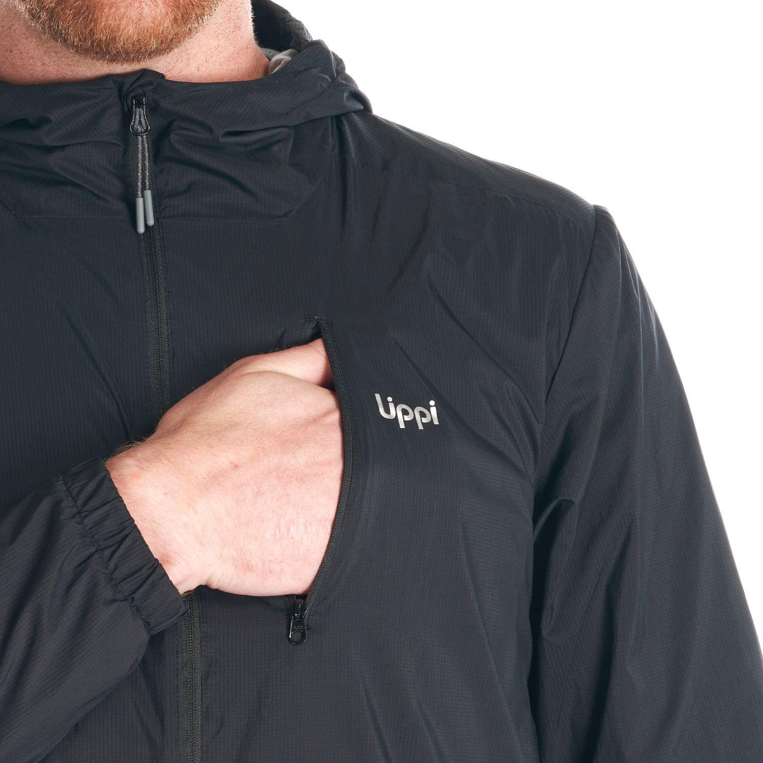 Chaqueta Hombre Spry Windbreaker Nano-F Hoody Jacket Negro Lippi-7