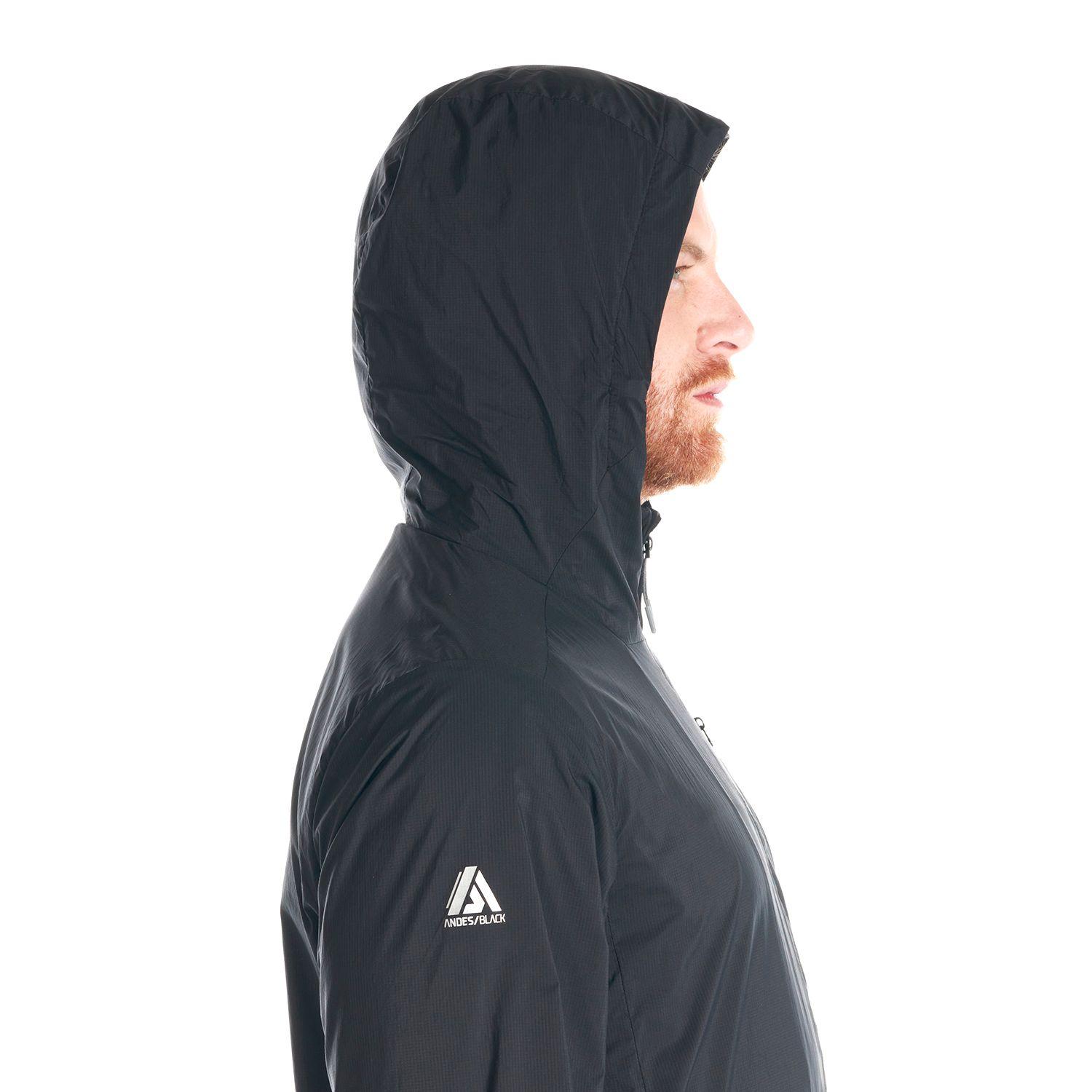 Chaqueta Hombre Spry Windbreaker Nano-F Hoody Jacket Negro Lippi-9