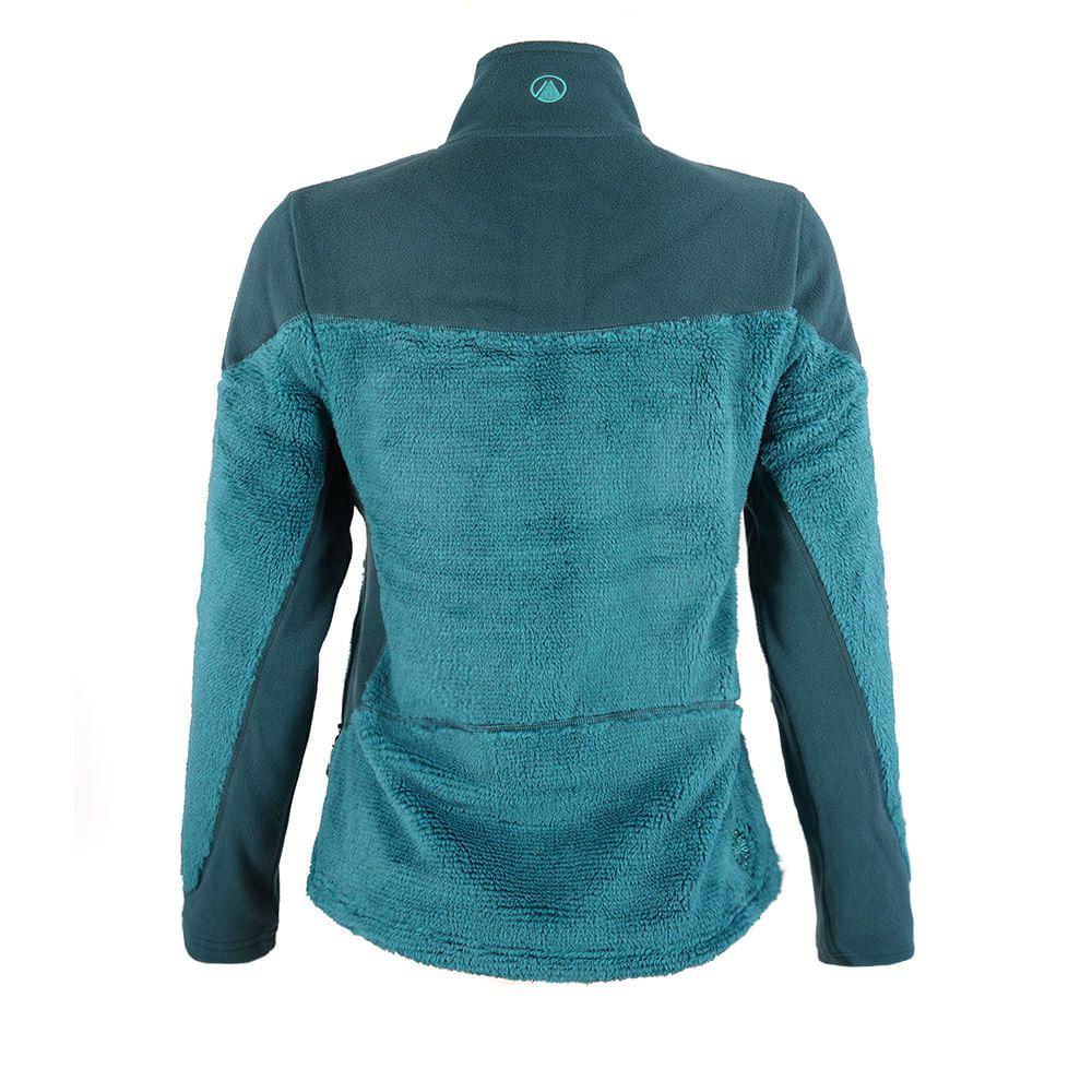 Chaqueta Mujer Ferret Shaggy-Pro Jacket Turquesa Verde Lippi-1