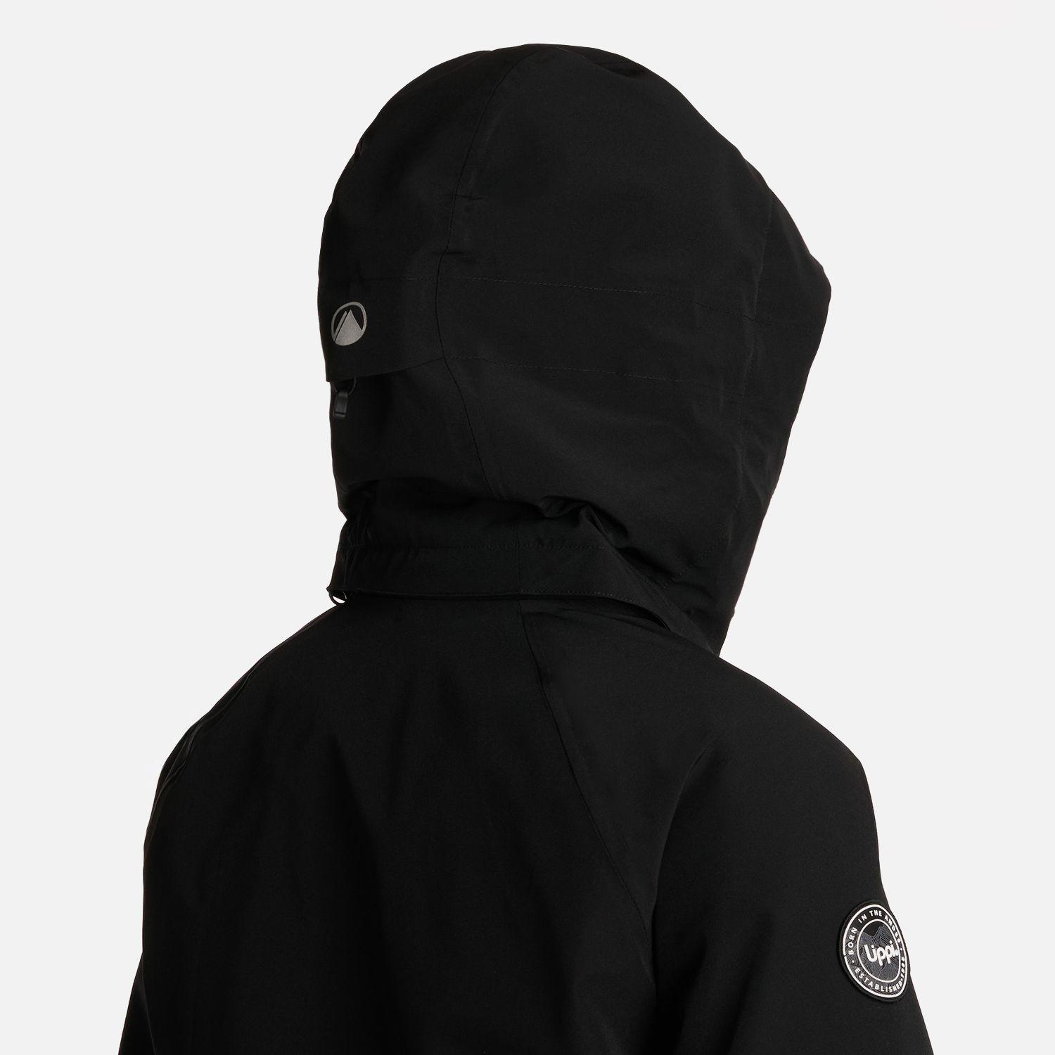 Chaqueta Mujer Andes B-Dry Hoody Jacket Negro Lippi I26-9