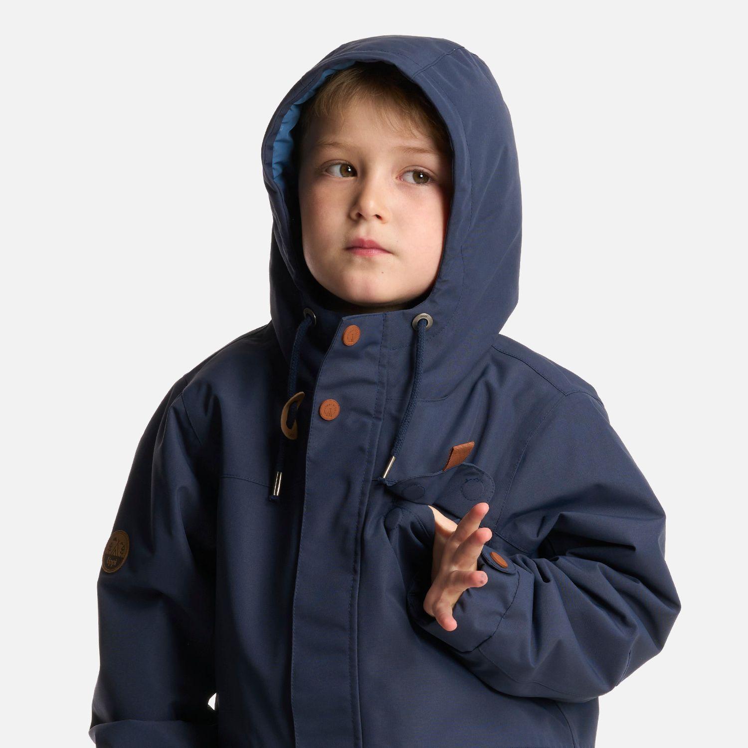 Chaqueta Niño Rainy B-Dry Hoody Jacket Azul Marino Lippi-4