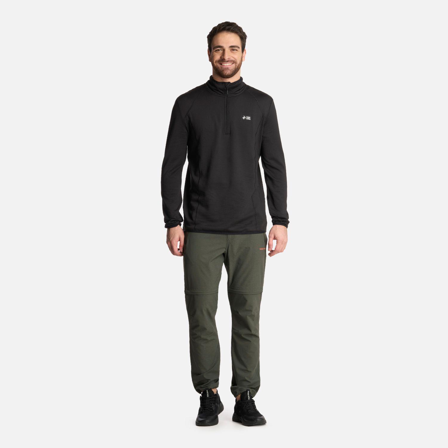 Polerón Hombre Taina Negro Haka Honu V25-4
