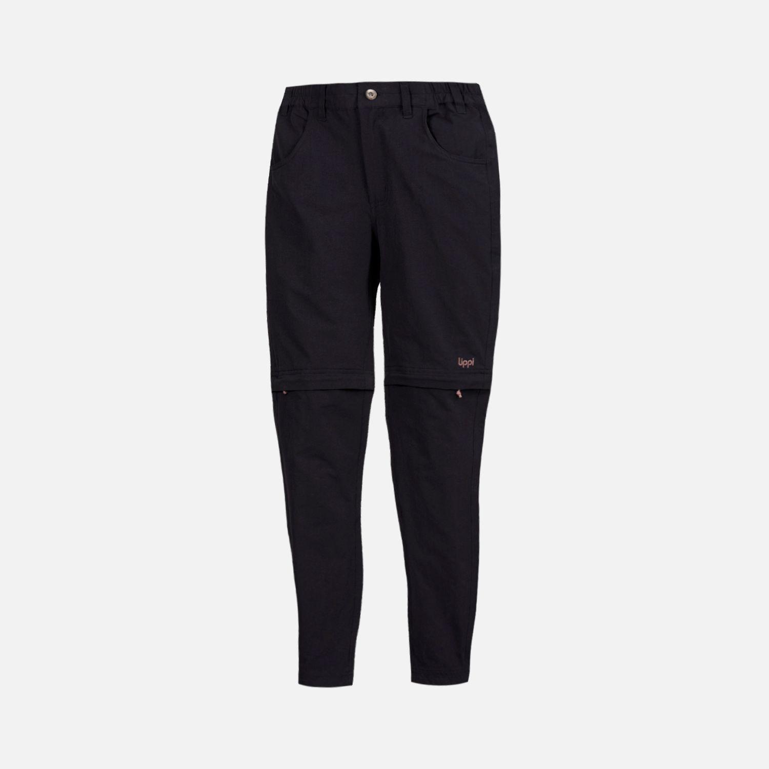 Pantalon Teen Girl Enduring Mix-2 Q-Dry Pants Negro Lippi-0