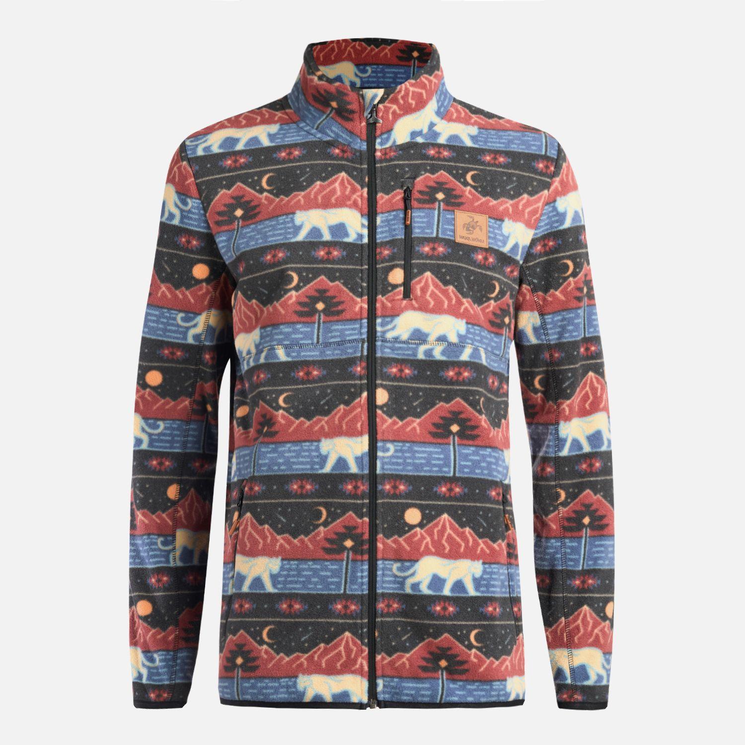 Poleron Hombre Tokerau Pro Print Cafe Haka Honu-0