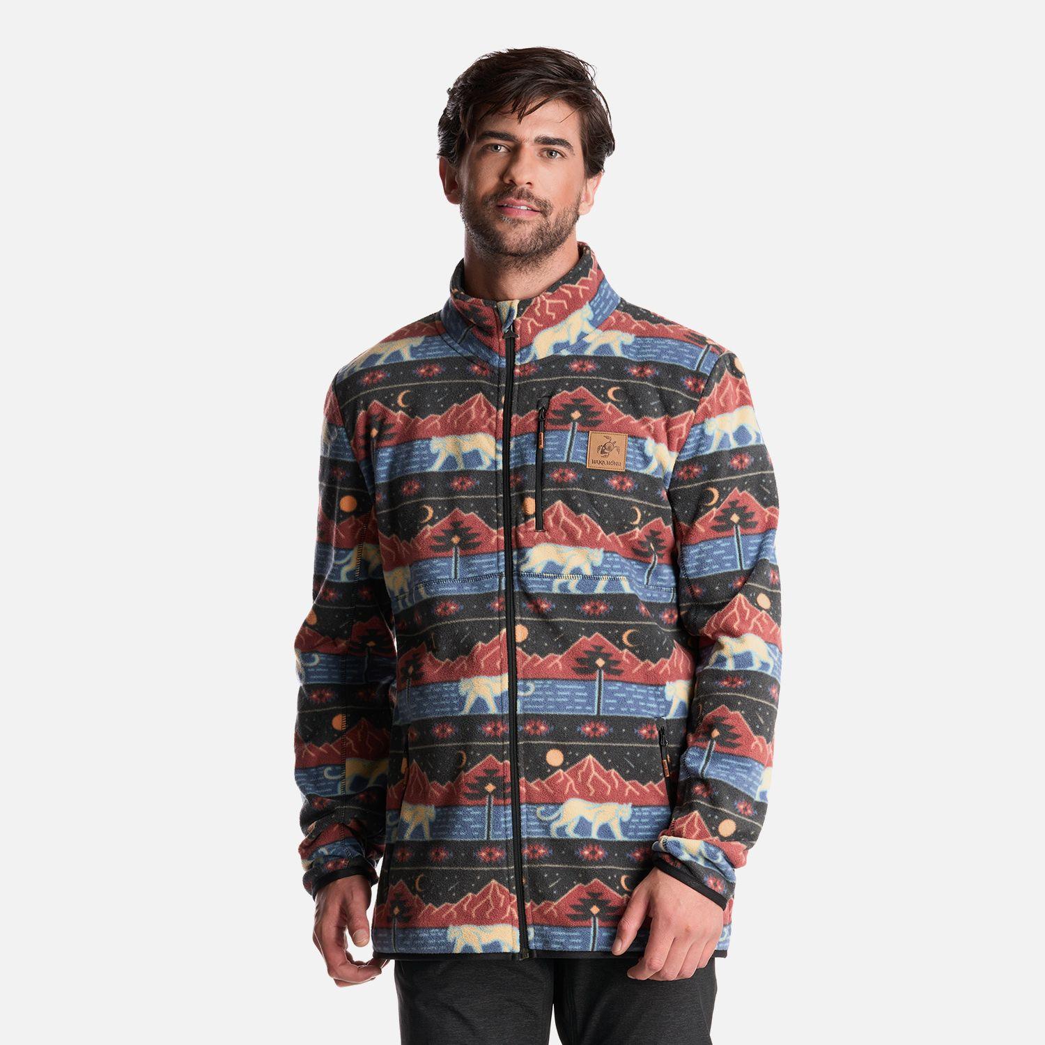 Poleron Hombre Tokerau Pro Print Cafe Haka Honu-1