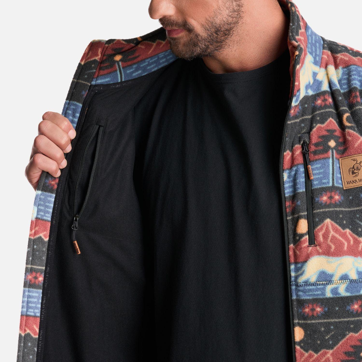 Poleron Hombre Tokerau Pro Print Cafe Haka Honu-7