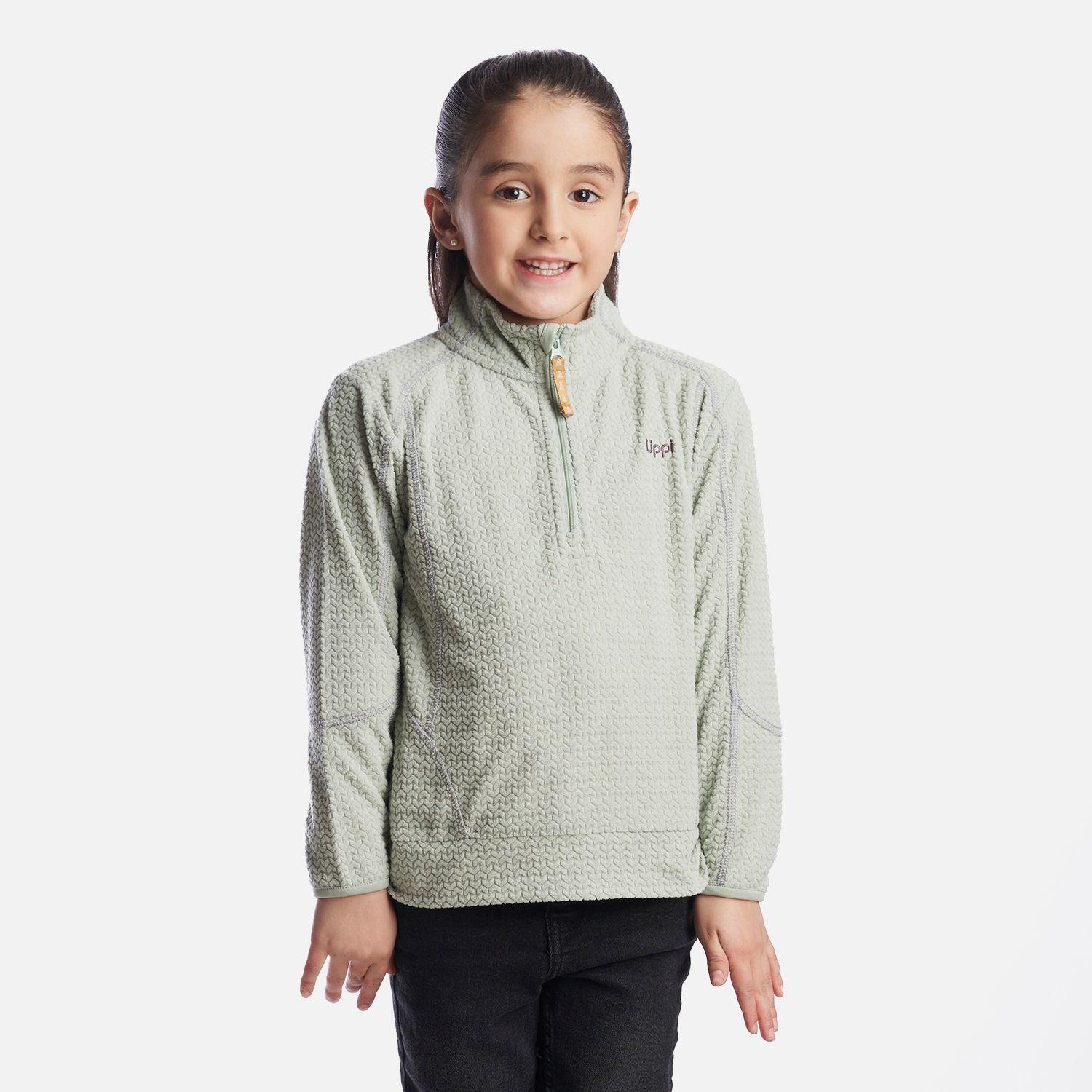 Poleron Niña Saltamontes Nano-F 1/4 Zip Jade Lippi-1