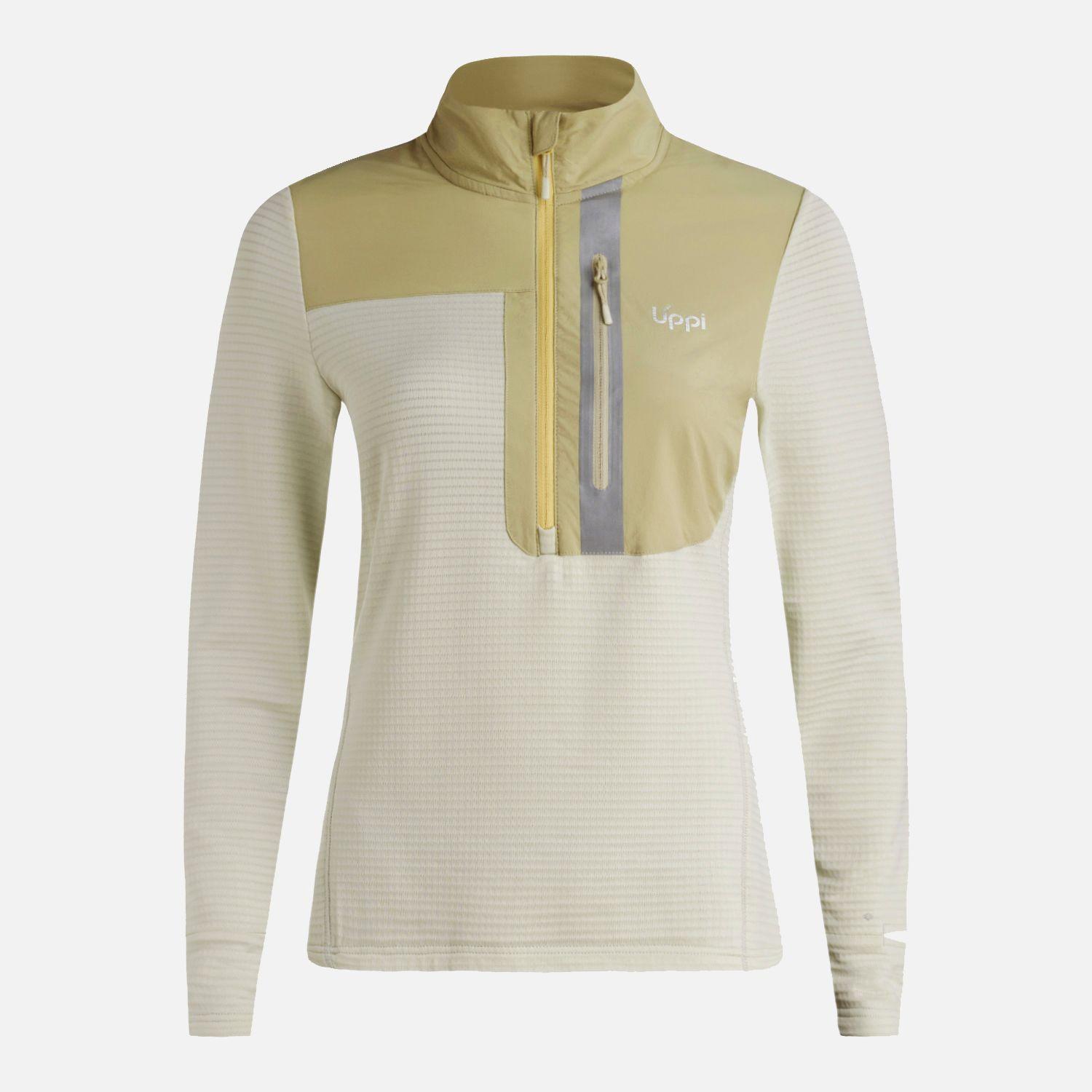 Polerón Mujer Karova Nano-F 1/4 Zip Verde Claro Lippi V26-6