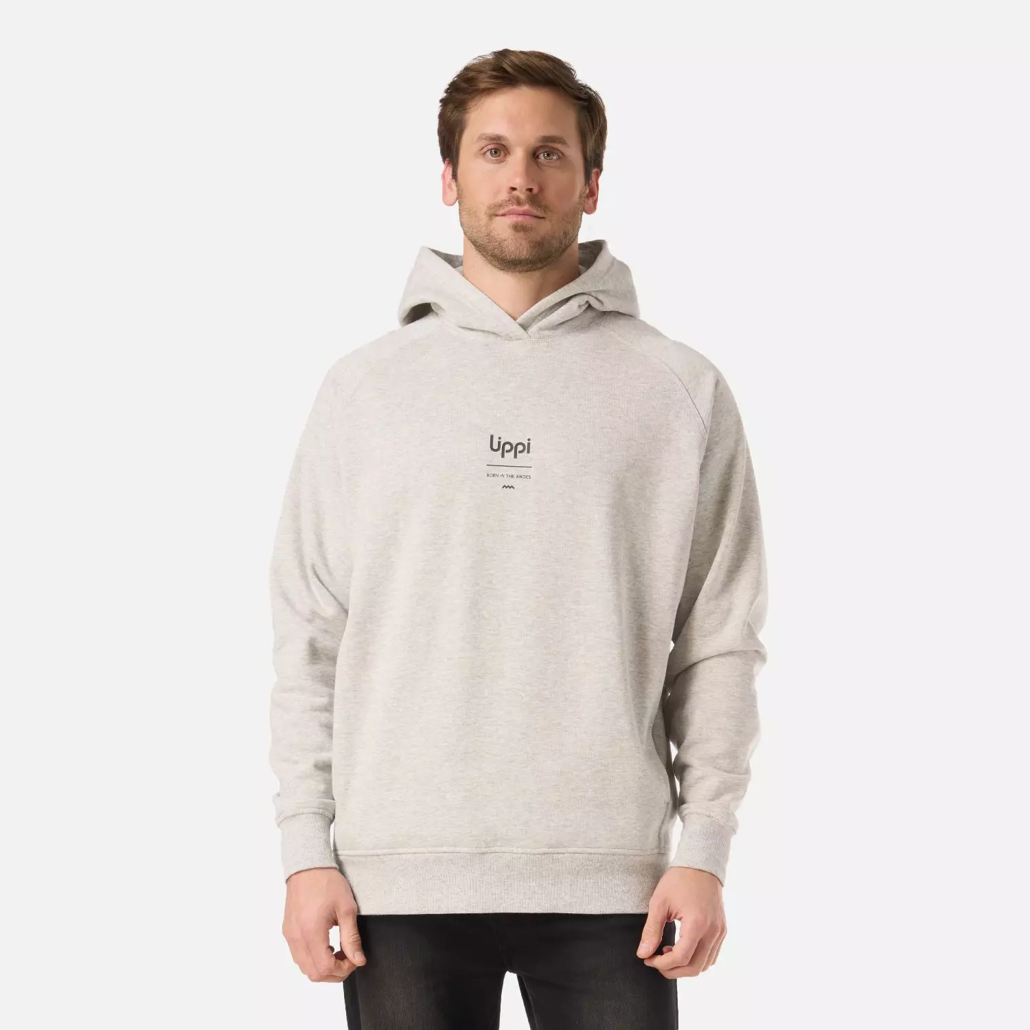 M Ulmo Light Hoody Sweatshirt Lippi Gris Claro Melange XL-0