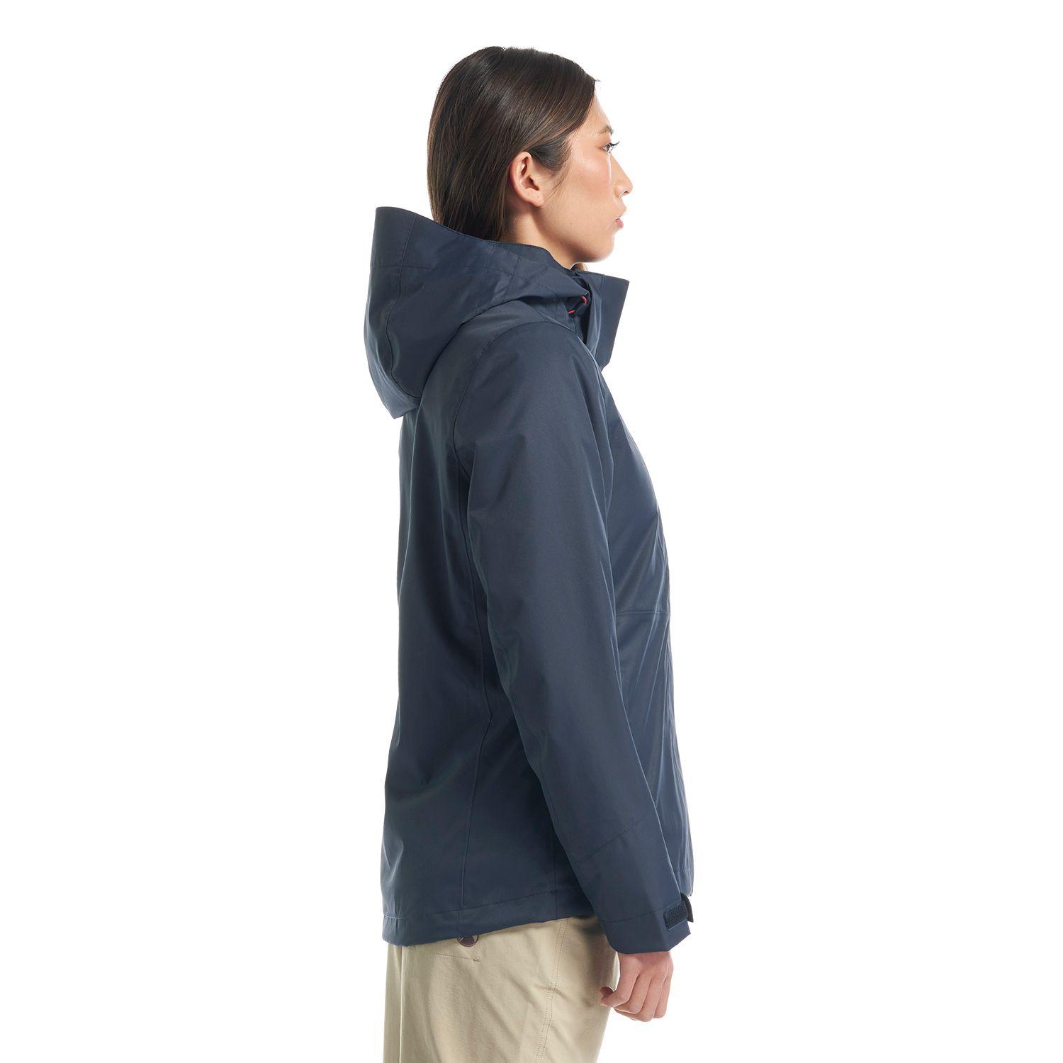 Chaqueta Mujer Tres Cruces Fusion-3 Hoody Jacket Azul Piedra Rosa Oscuro Lippi-3