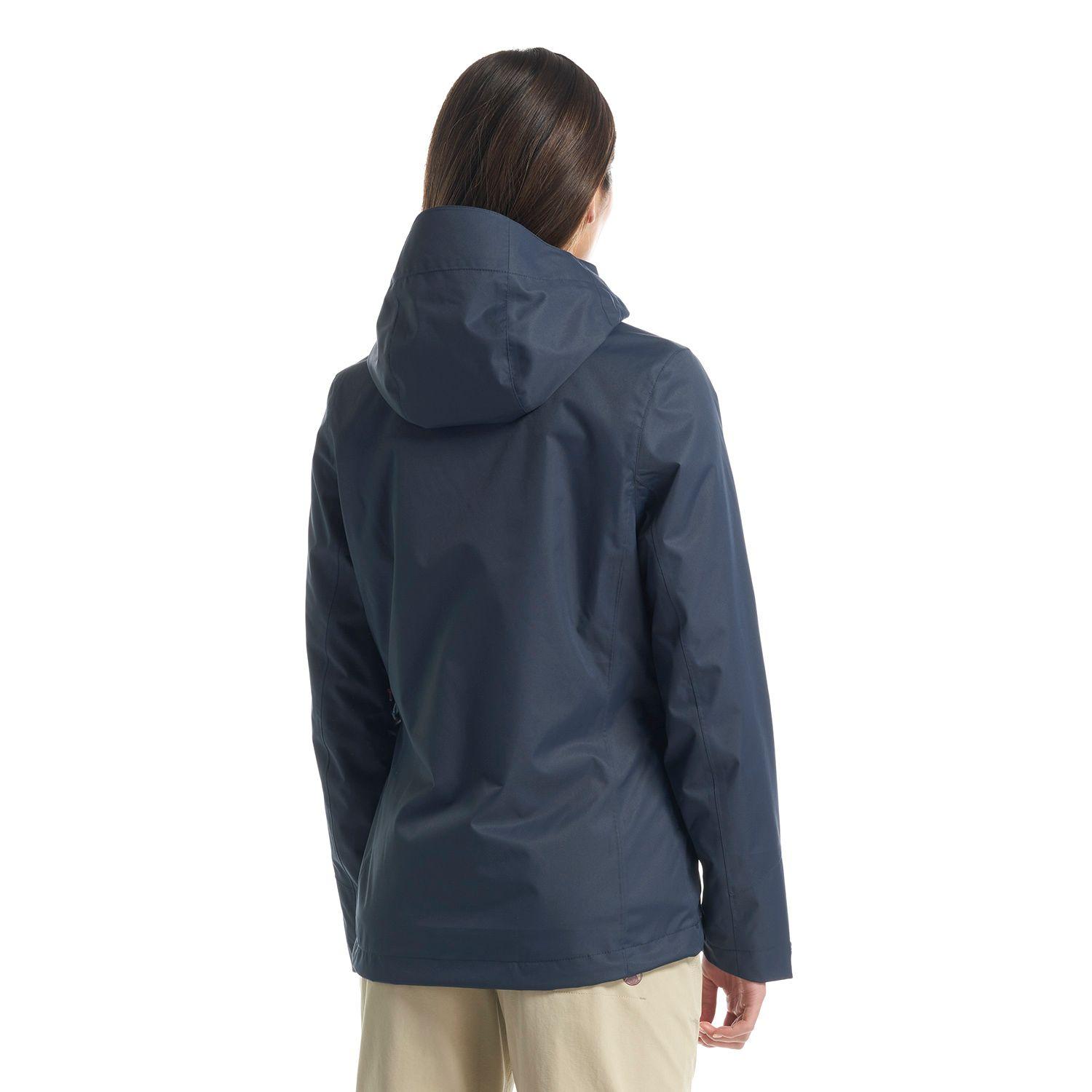Chaqueta Mujer Tres Cruces Fusion-3 Hoody Jacket Azul Piedra Rosa Oscuro Lippi-4