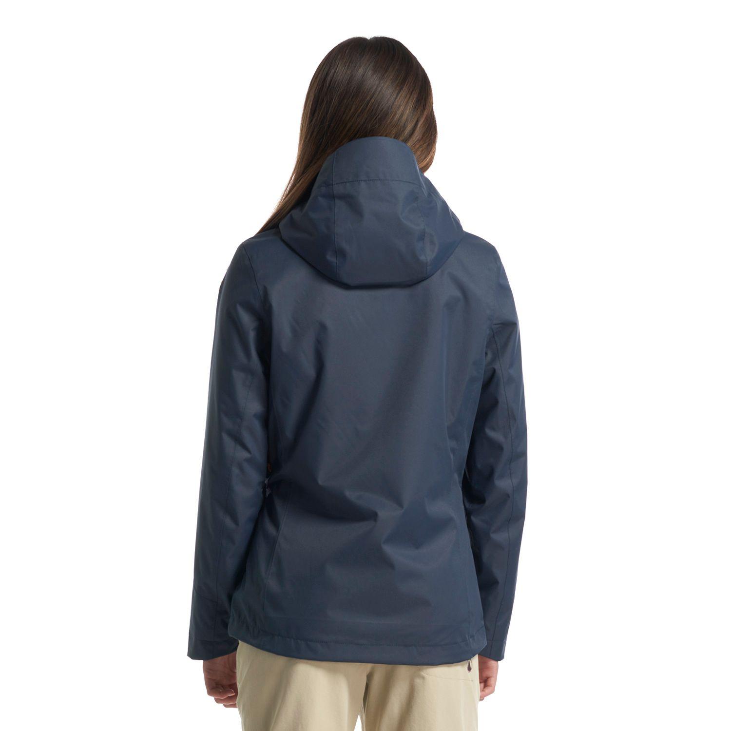Chaqueta Mujer Tres Cruces Fusion-3 Hoody Jacket Azul Piedra Rosa Oscuro Lippi-5