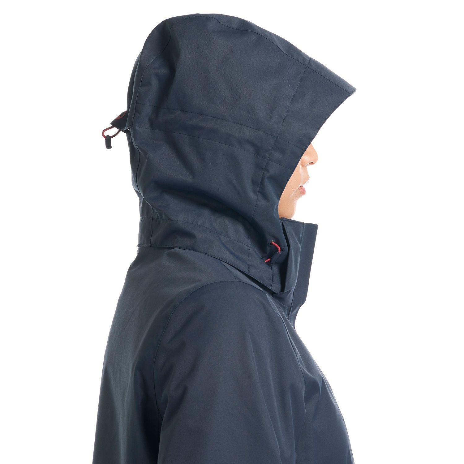 Chaqueta Mujer Tres Cruces Fusion-3 Hoody Jacket Azul Piedra Rosa Oscuro Lippi-6