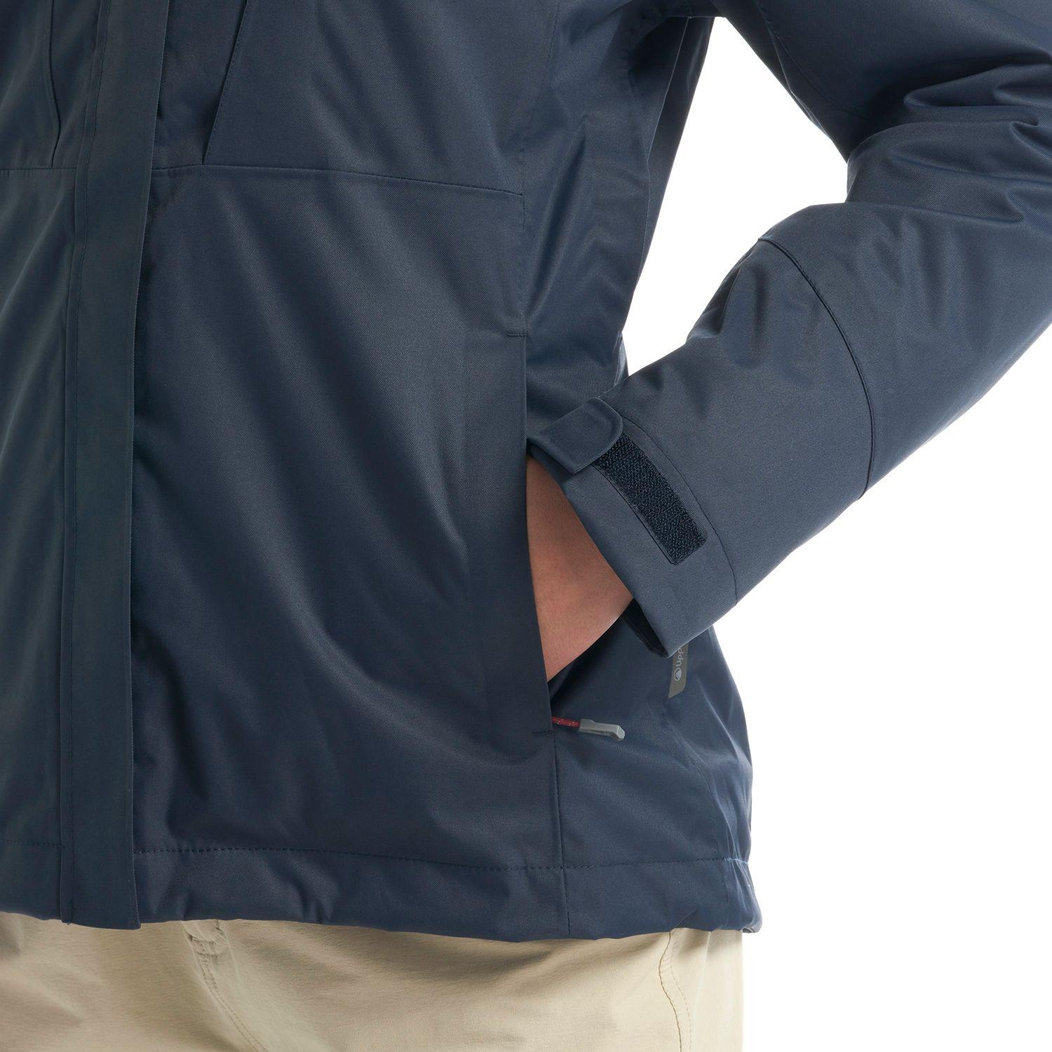 Chaqueta Mujer Tres Cruces Fusion-3 Hoody Jacket Azul Piedra Rosa Oscuro Lippi-8