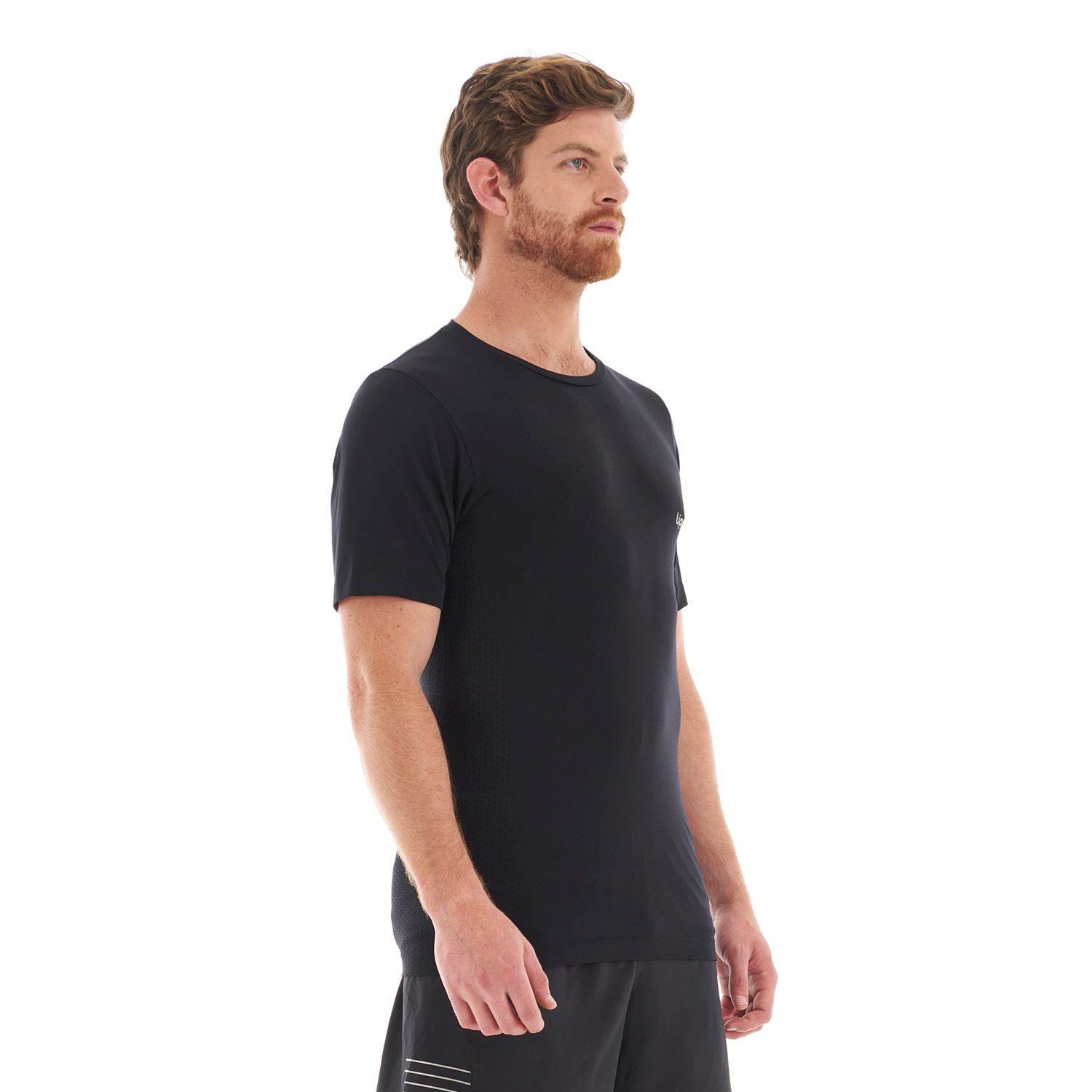 Polera Hombre Challenge Seamless T-Shirt Grafito Lippi-2