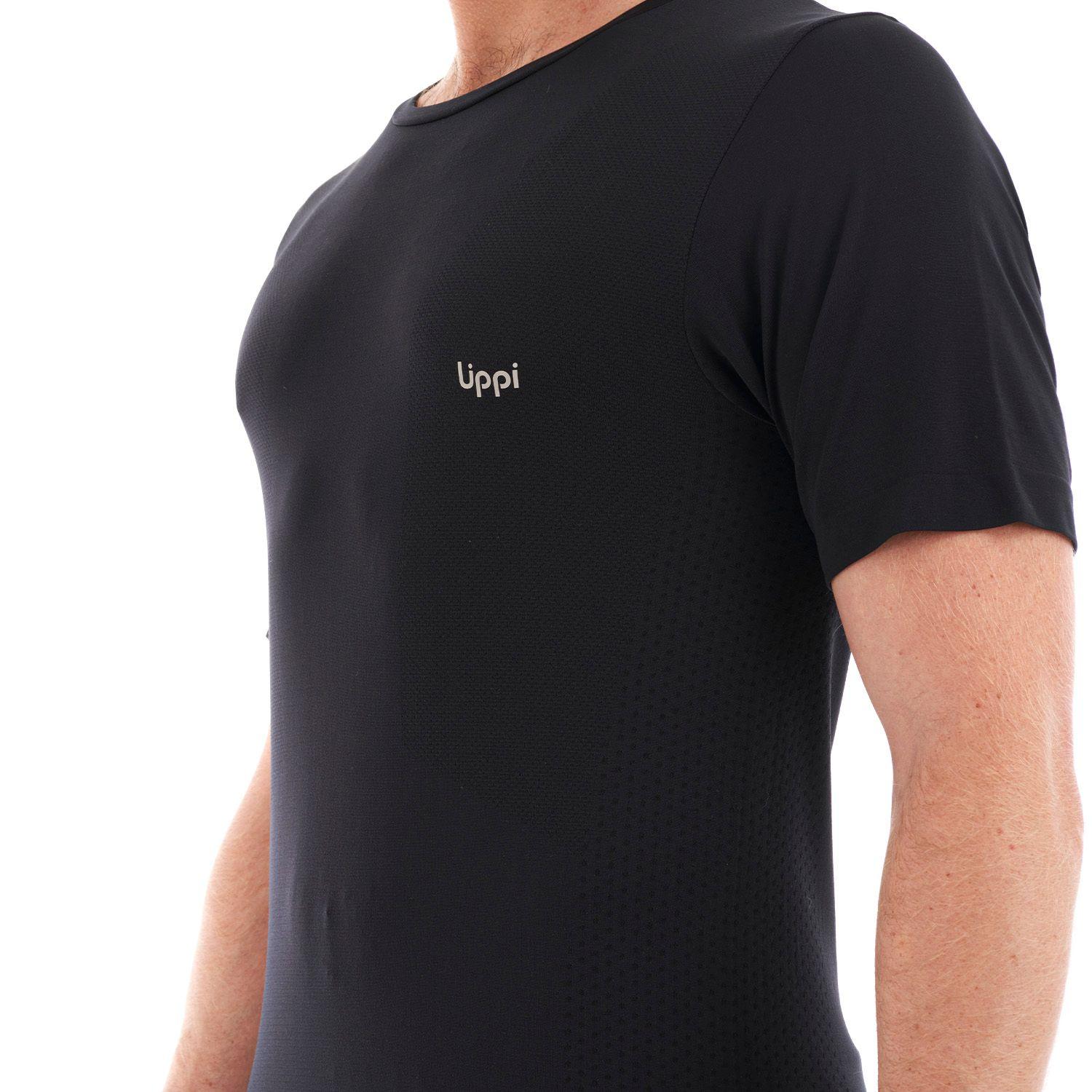 Polera Hombre Challenge Seamless T-Shirt Grafito Lippi-7