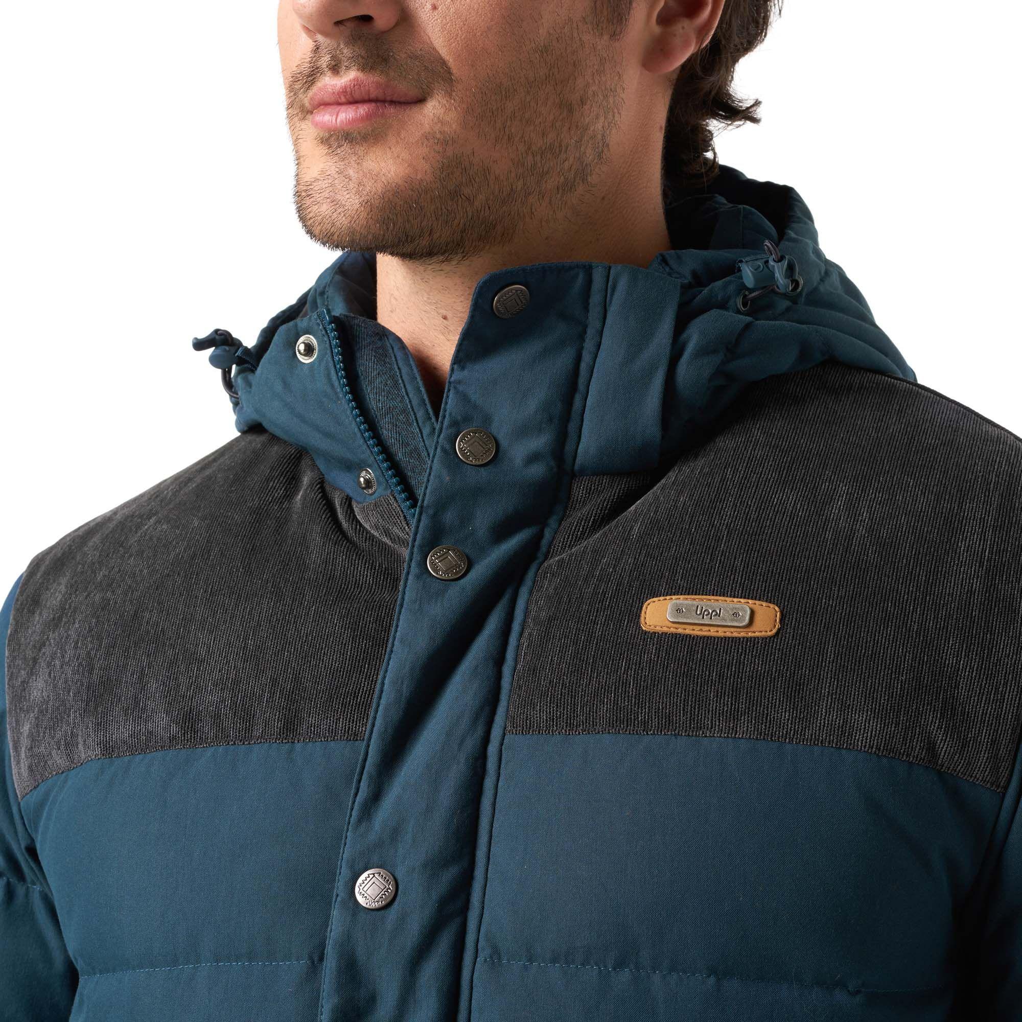 Chaqueta Hombre Kobuk Down Hoody Jacket Azul Noche Lippi-4