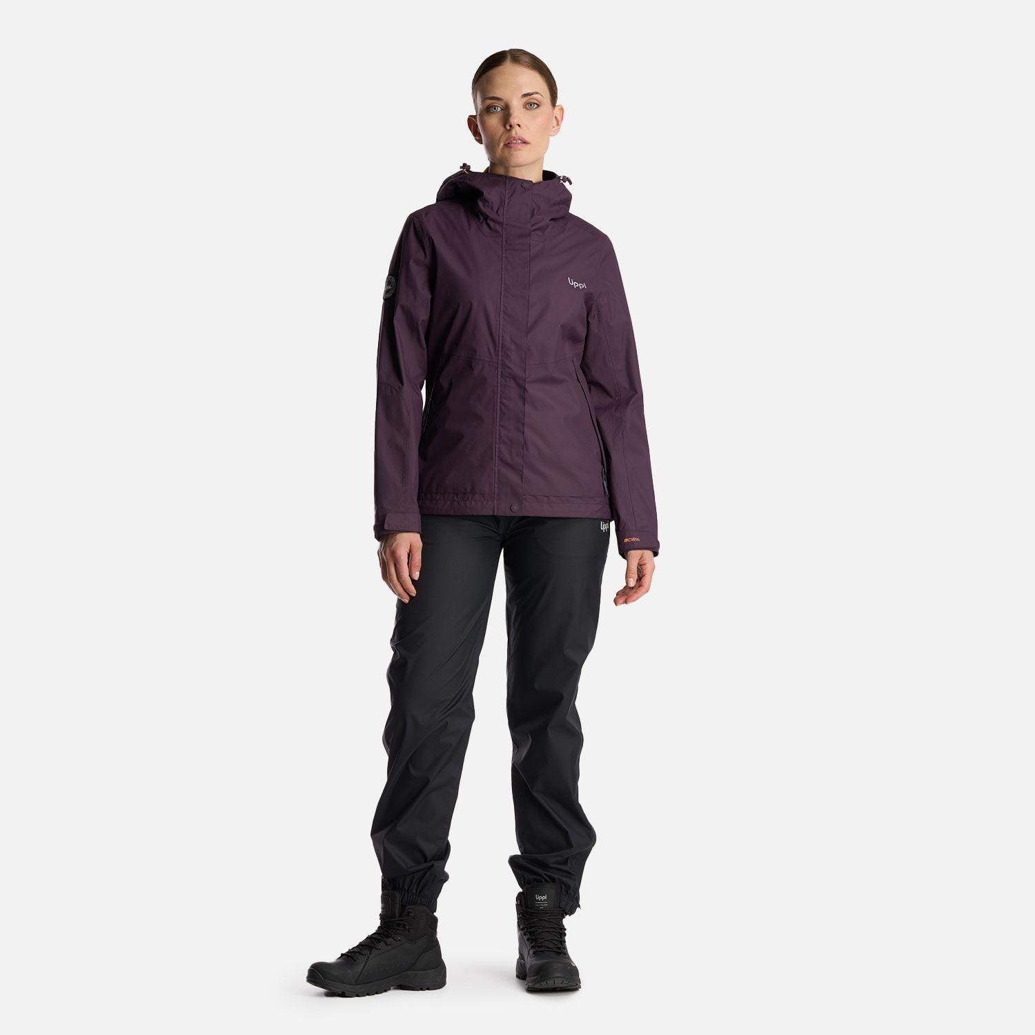 Chaqueta Mujer Blizzard B-Dry Hoody Jacket Morado Oscuro Lippi-8