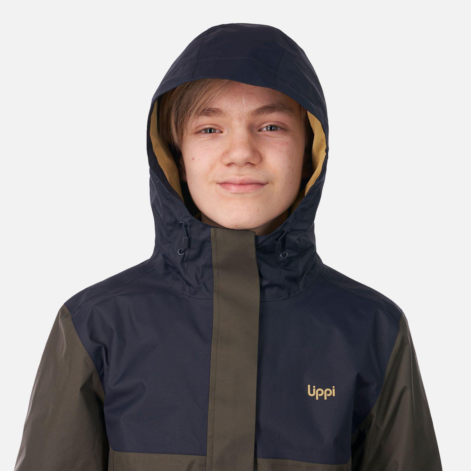 Chaqueta Teen Boy Blizzard B-Dry Hoody Jacket Verde Musgo Azul Marino Lippi-3