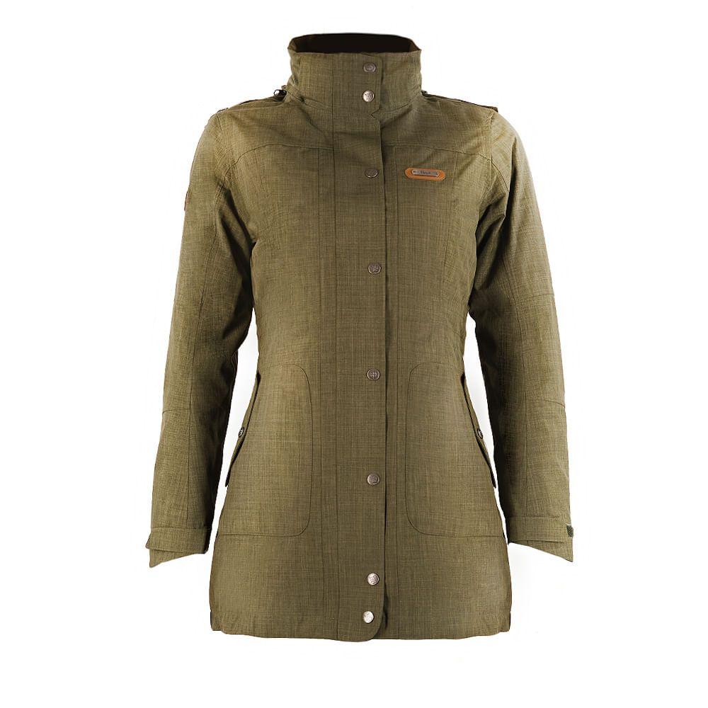 Chaqueta Mujer Nalca Fusion-3 Hoody Jacket Laurel / Negro Lippi-0