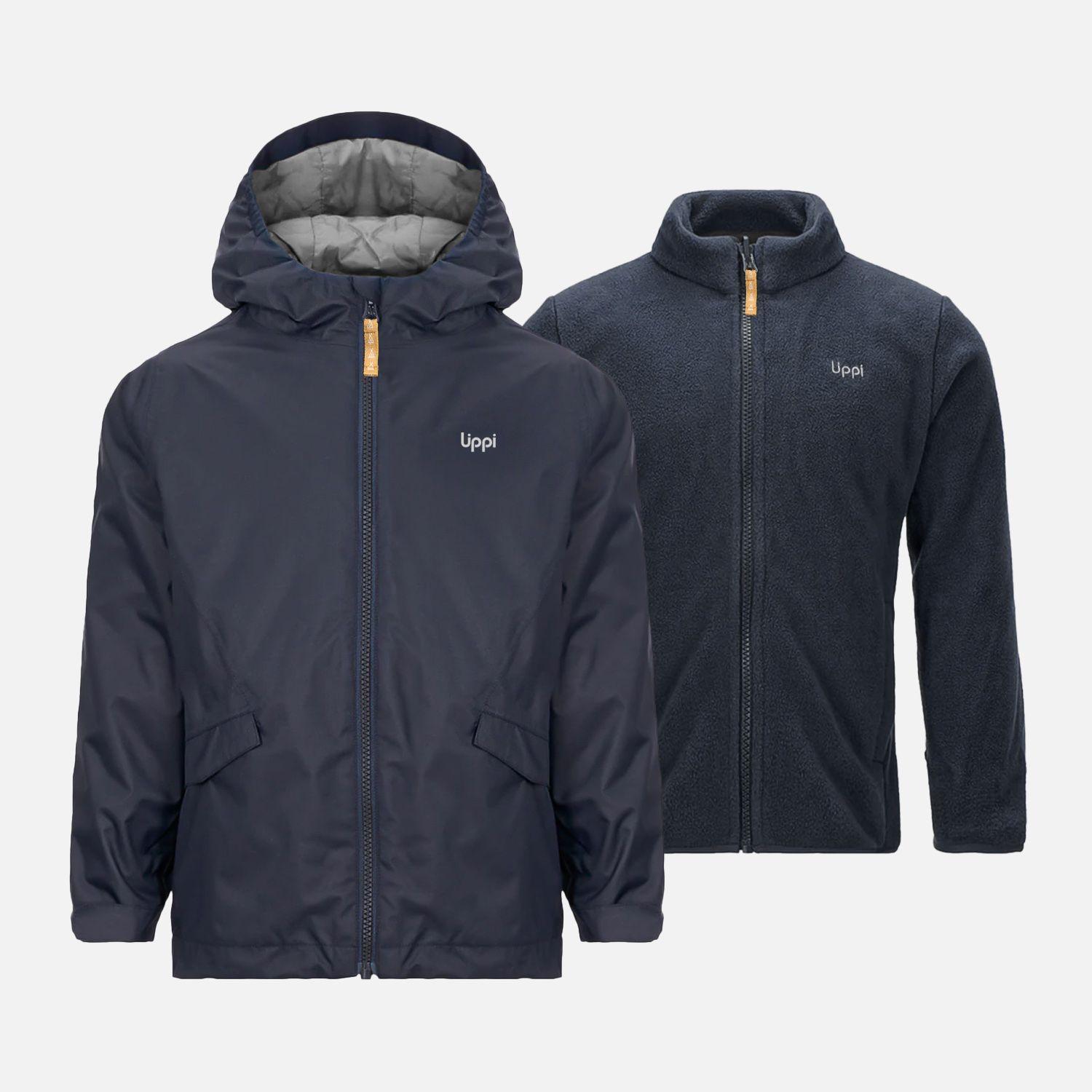 Chaqueta Niña Snowball Fusion-3 Hoody Azul Marino Lippi-0