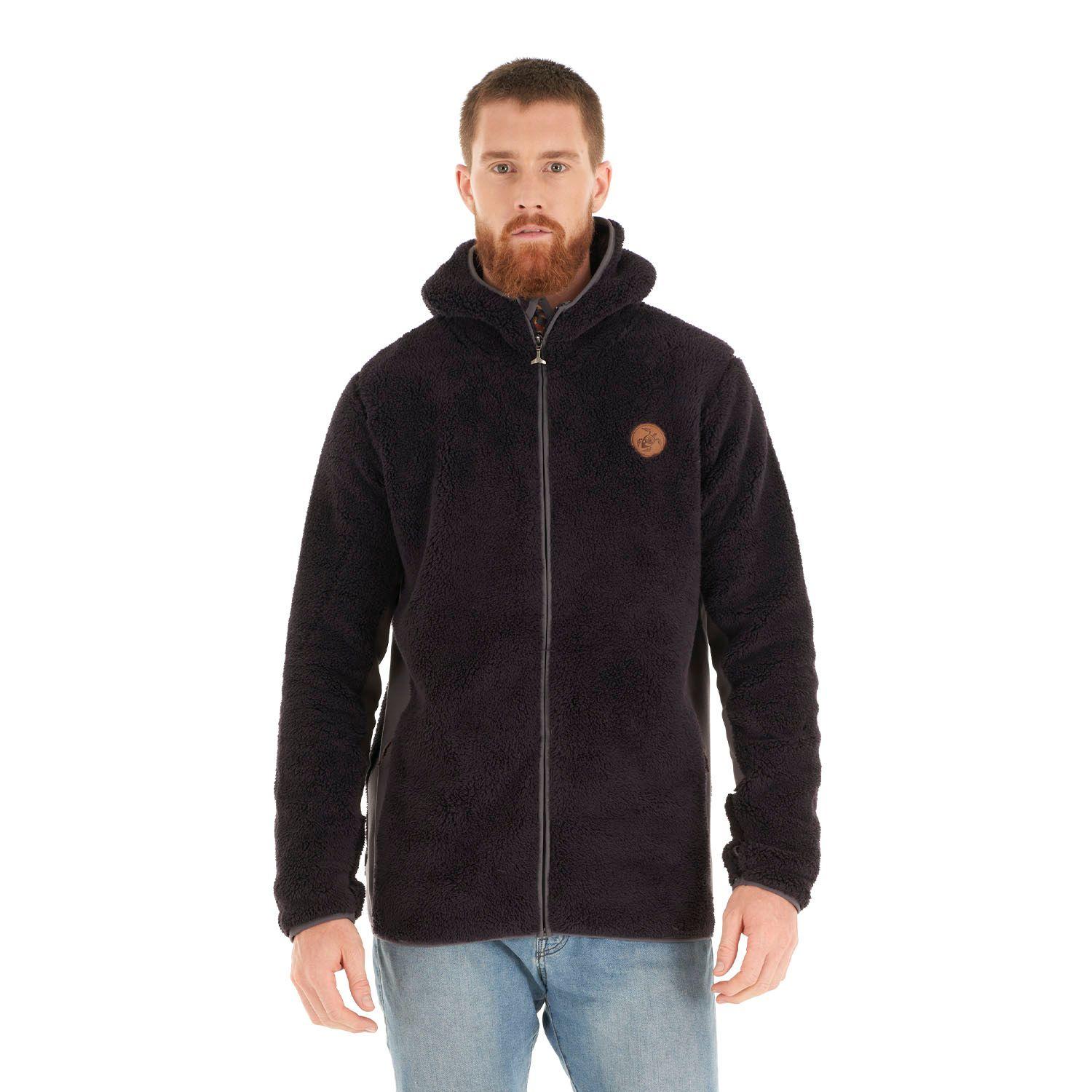 Chaqueta Hombre Caluroso Negro Haka Honu I21-1