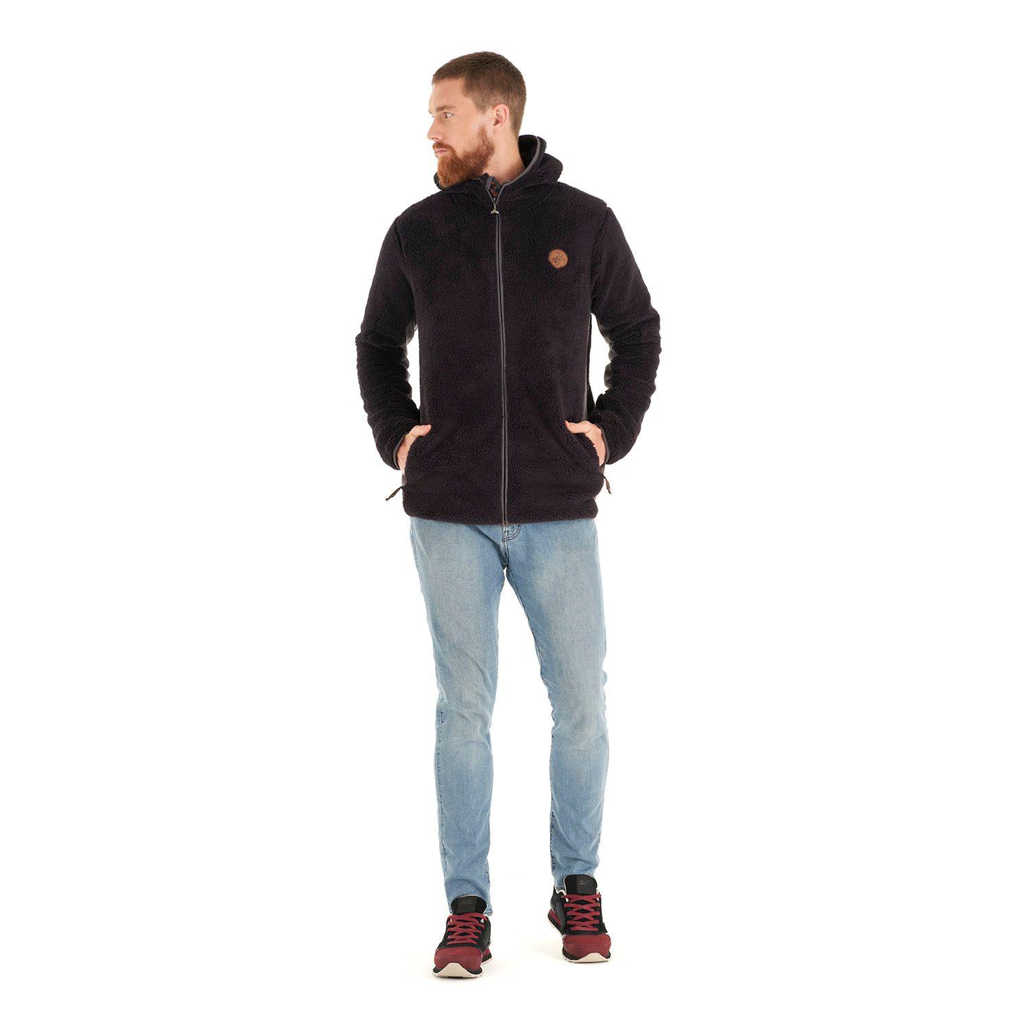 Chaqueta Hombre Caluroso Negro Haka Honu I21-8