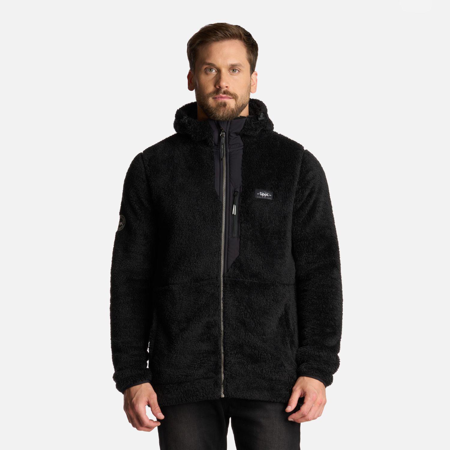 Polar Hombre Bear Shaggy-Pro Hoody Jacket Negro Lippi I25-0