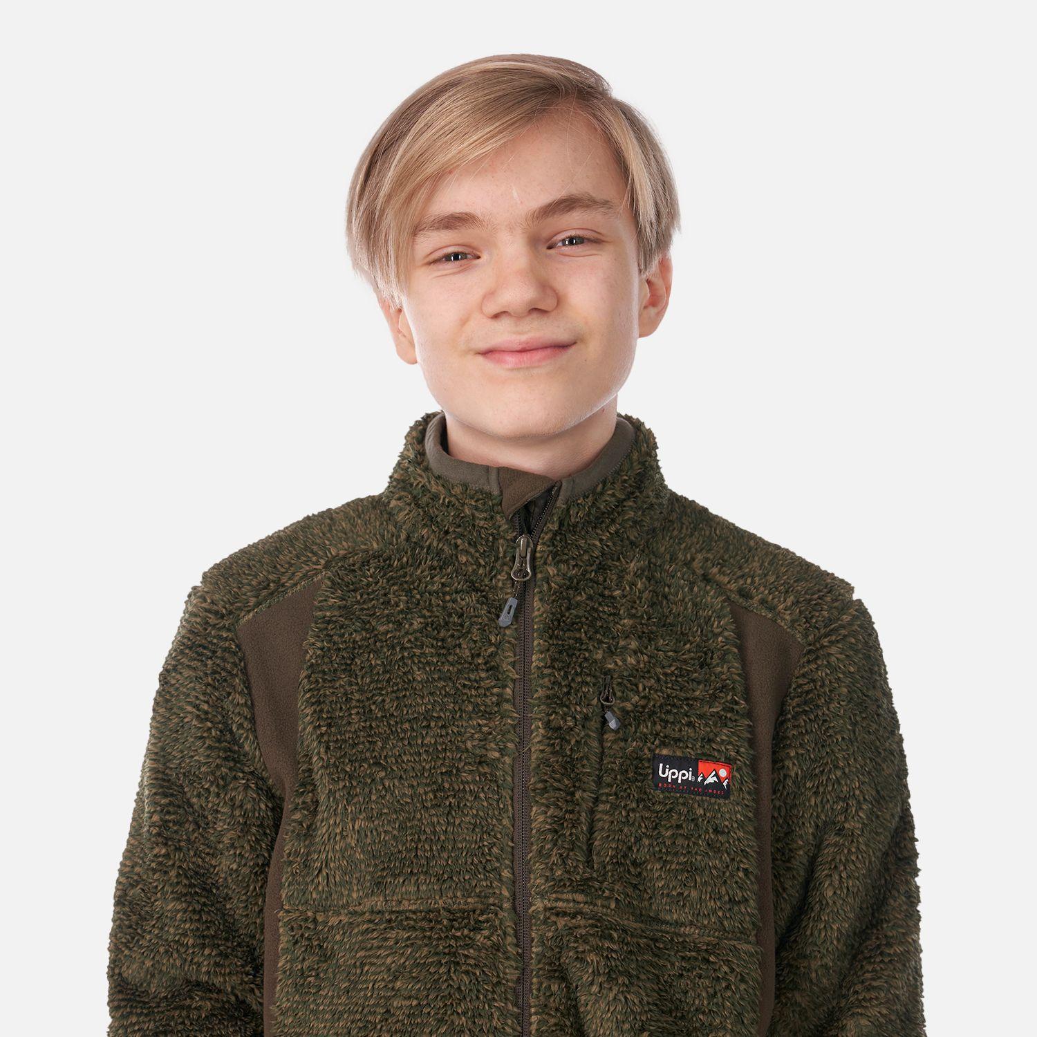 Chaqueta Teen Boy Ferret Shaggy-Pro Jacket Verde Musgo Lippi-3