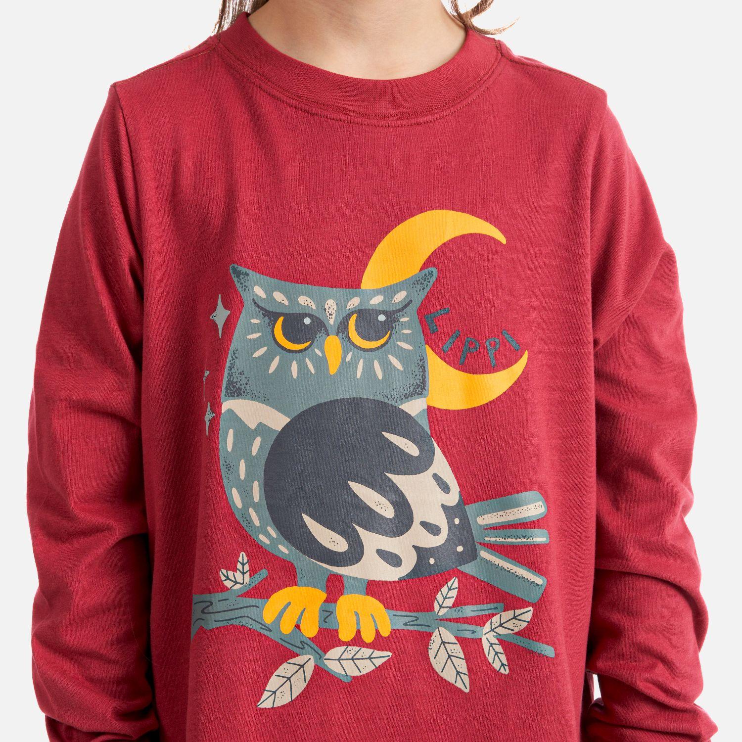 Polera Niña Country Long Sleeve T-Shirt Rosa Oscuro Lippi-4