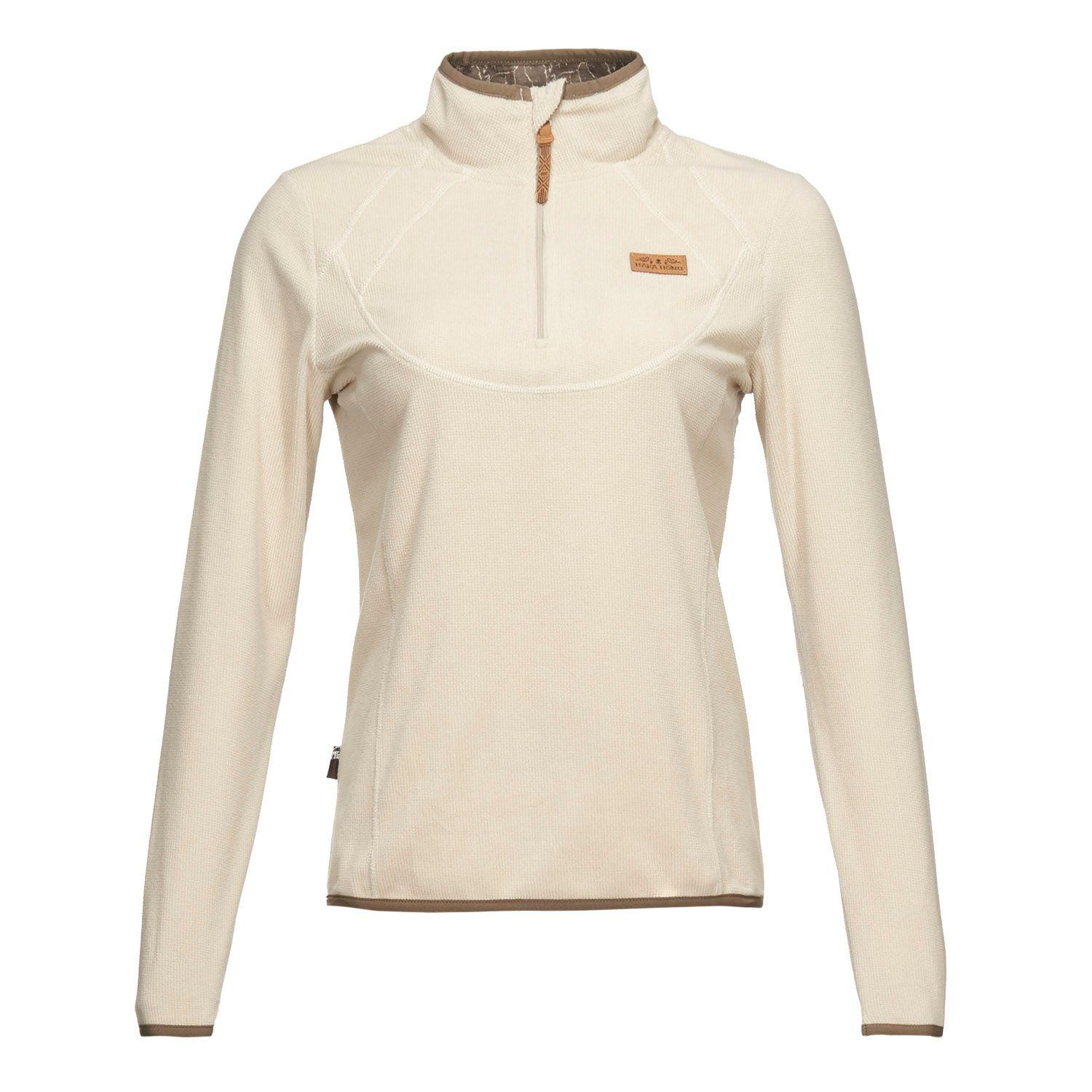 Poleron Mujer Taina Beige Haka Honu I22-0