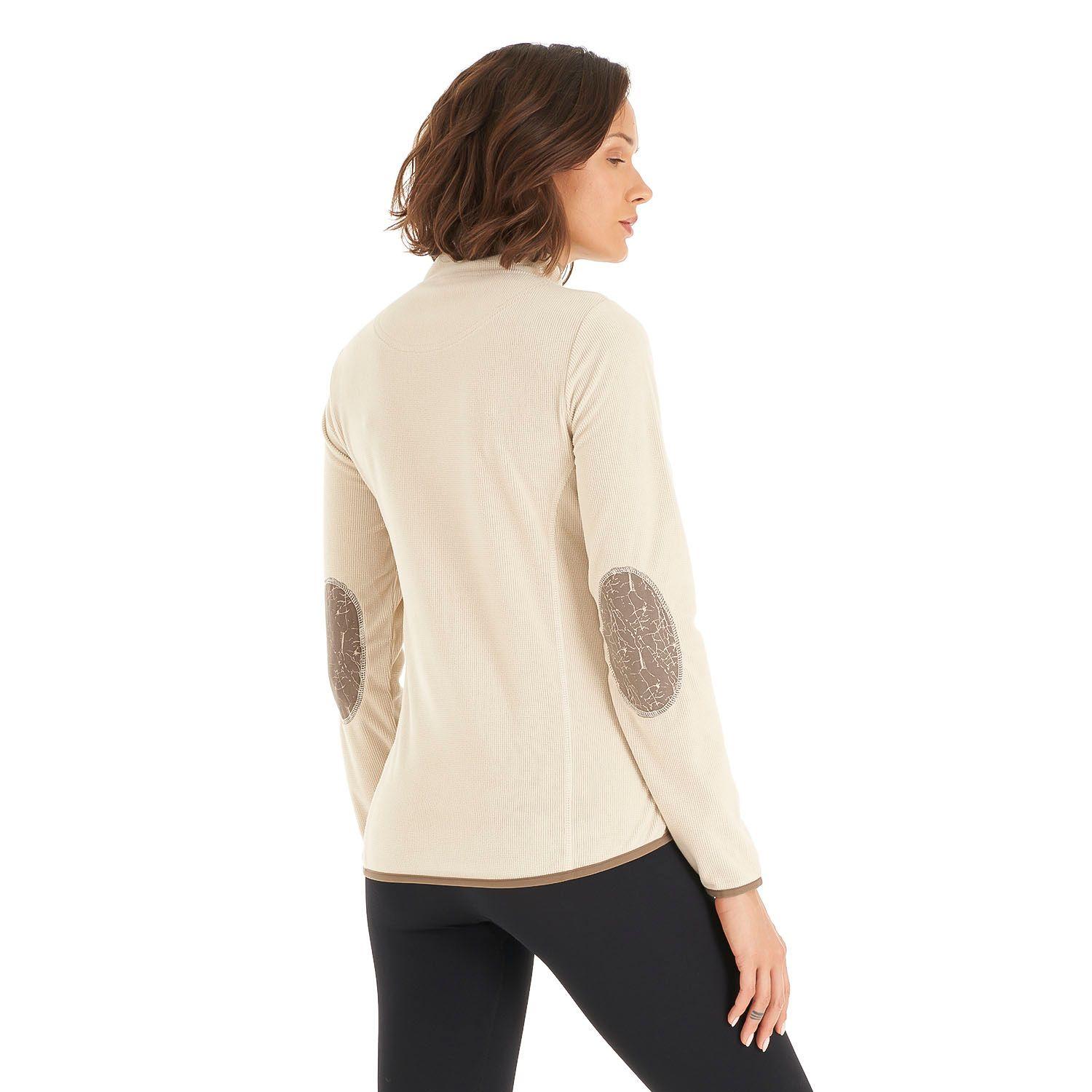 Poleron Mujer Taina Beige Haka Honu I22-4