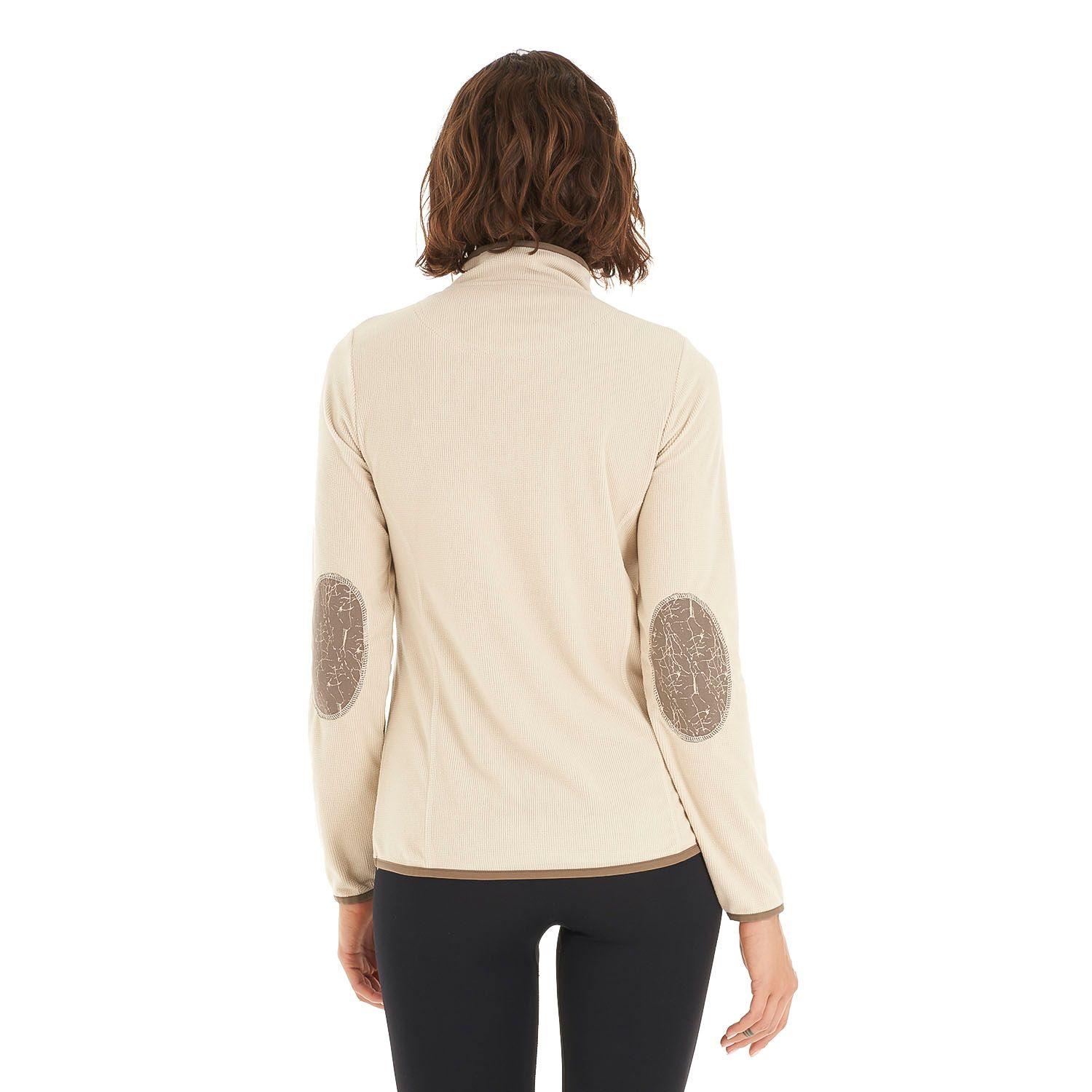 Poleron Mujer Taina Beige Haka Honu I22-5